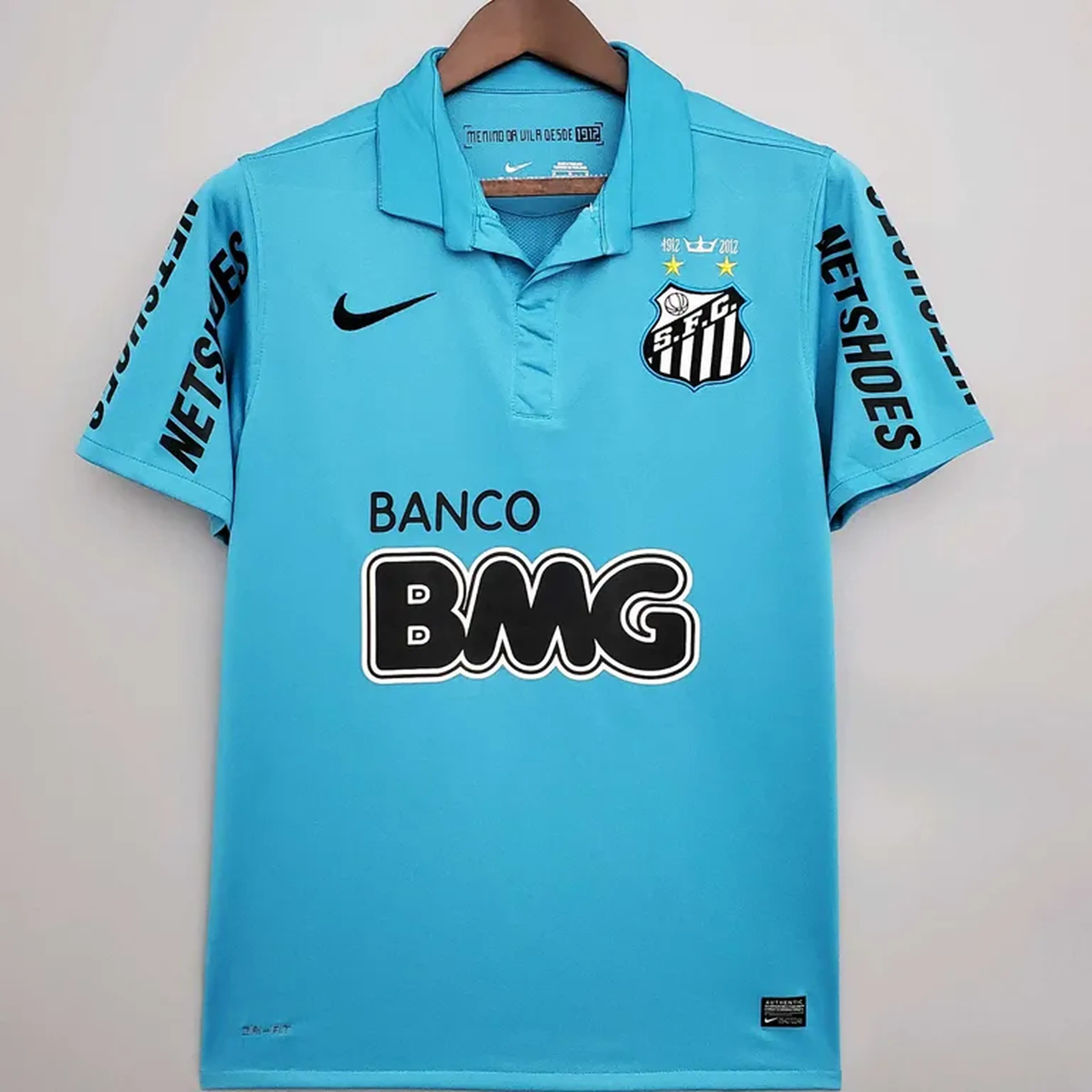 Camisa Santos Retrô 11 12 Personalizada NJ imagem