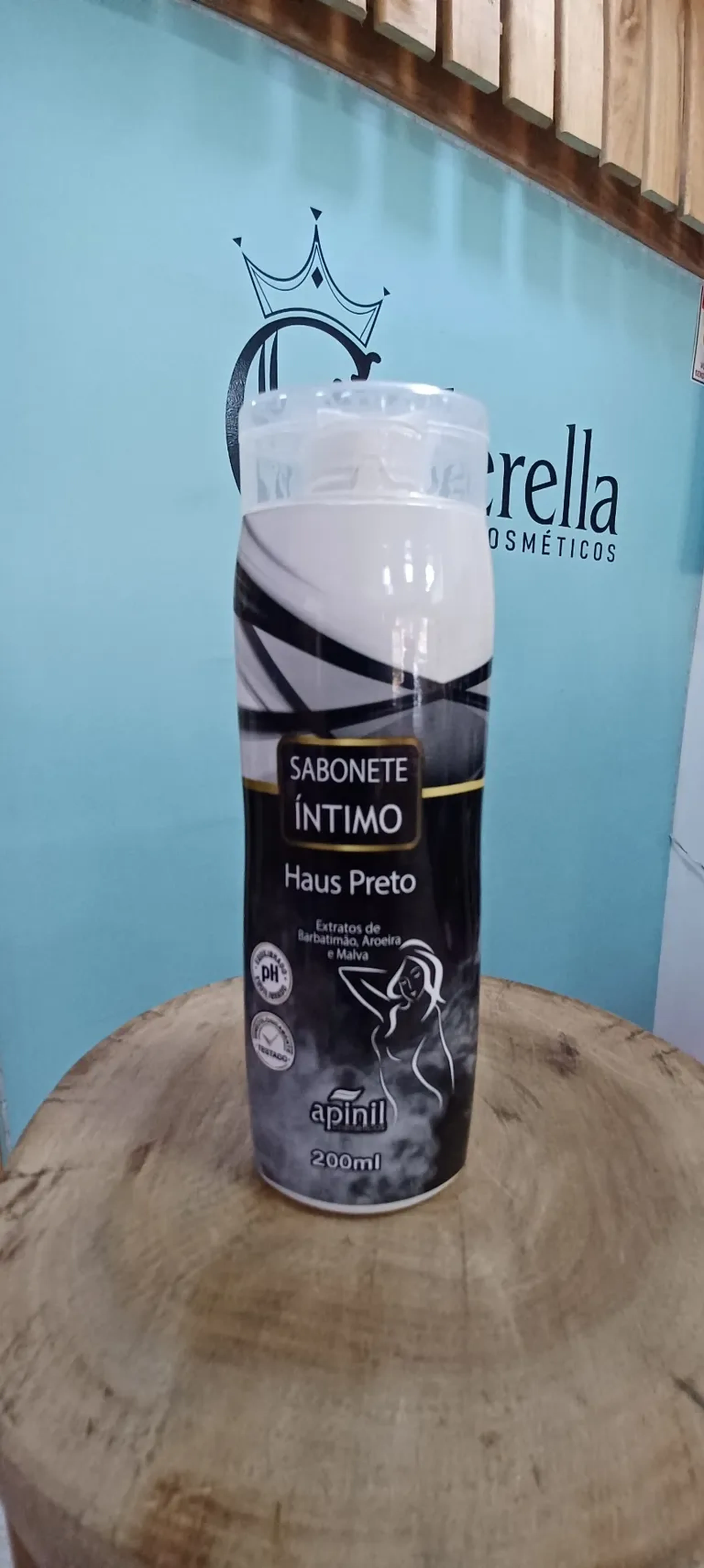 Sabonete Íntimo Haus Preto 200ml imagem
