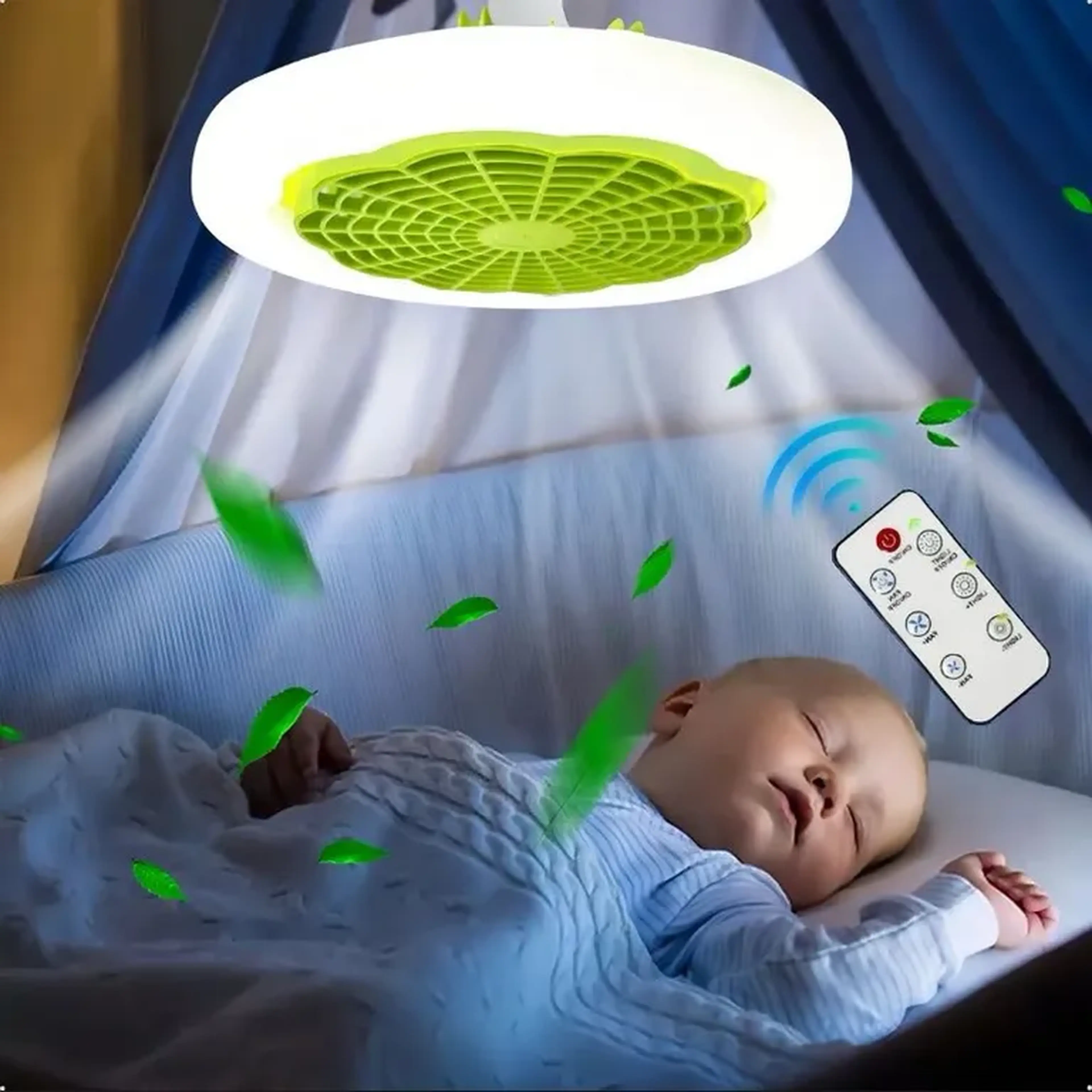 Ventilador de teto com lampada led imagem