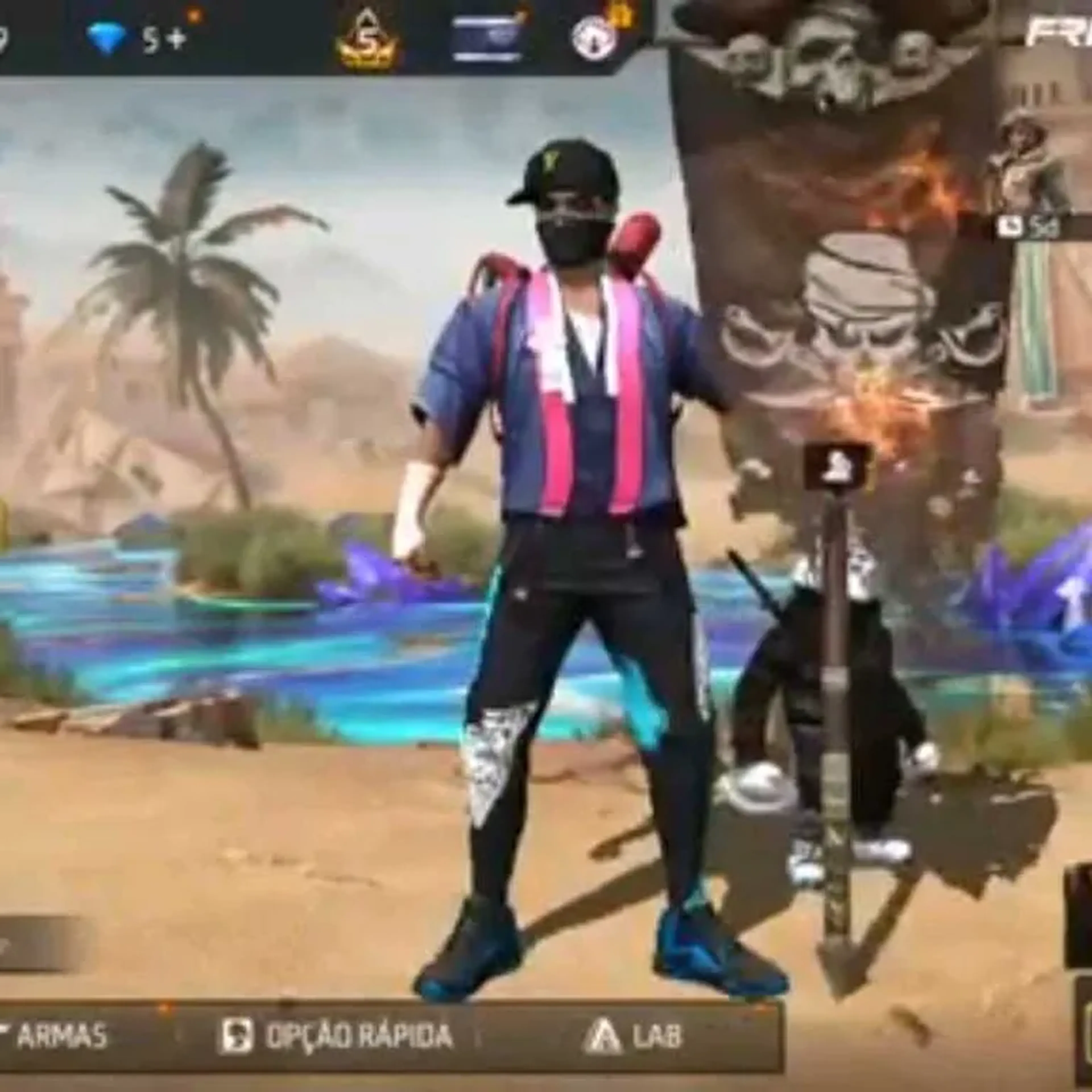 Conta de free fire imagem