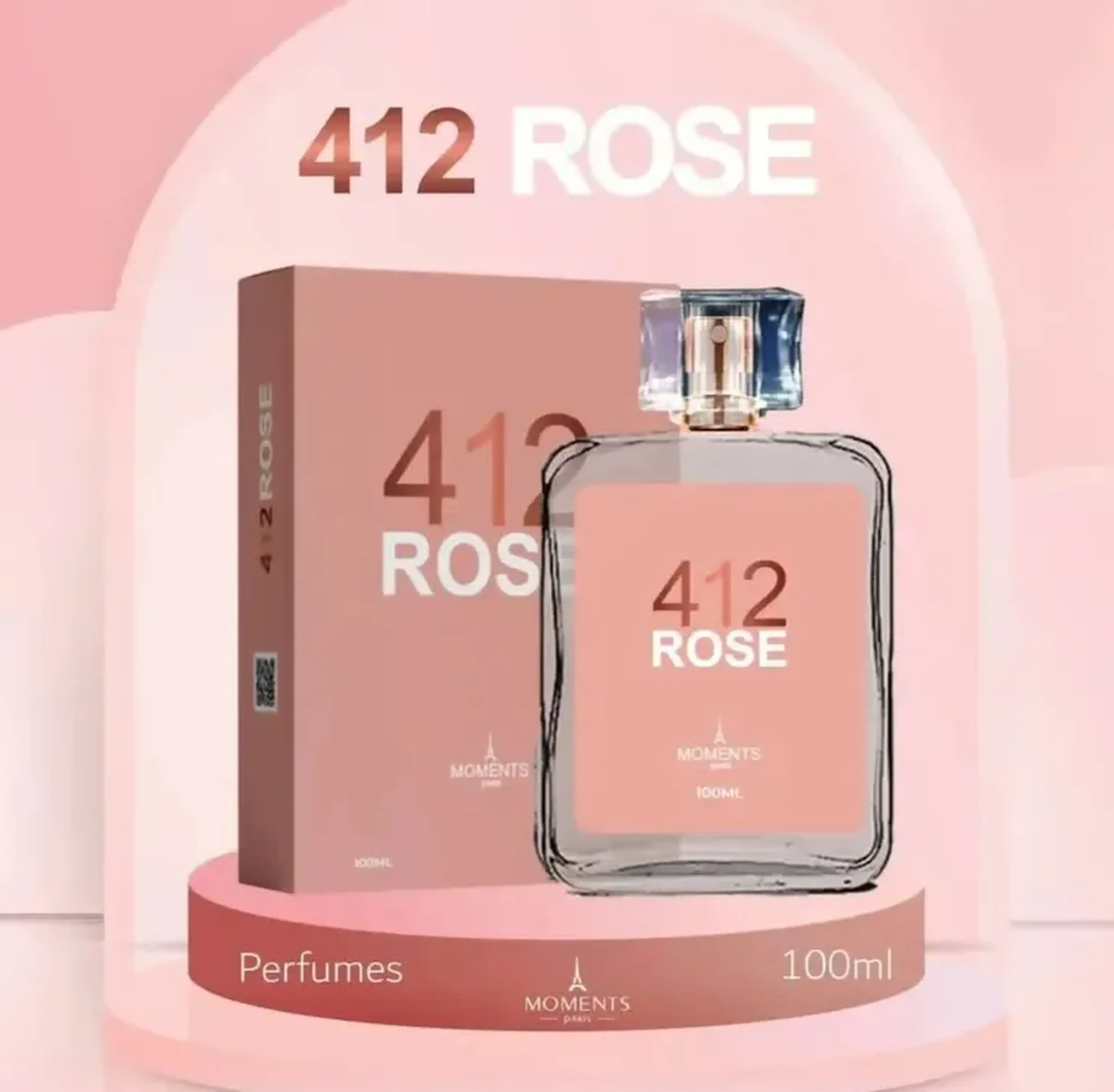 Perfume 412 Rose 100ml imagem