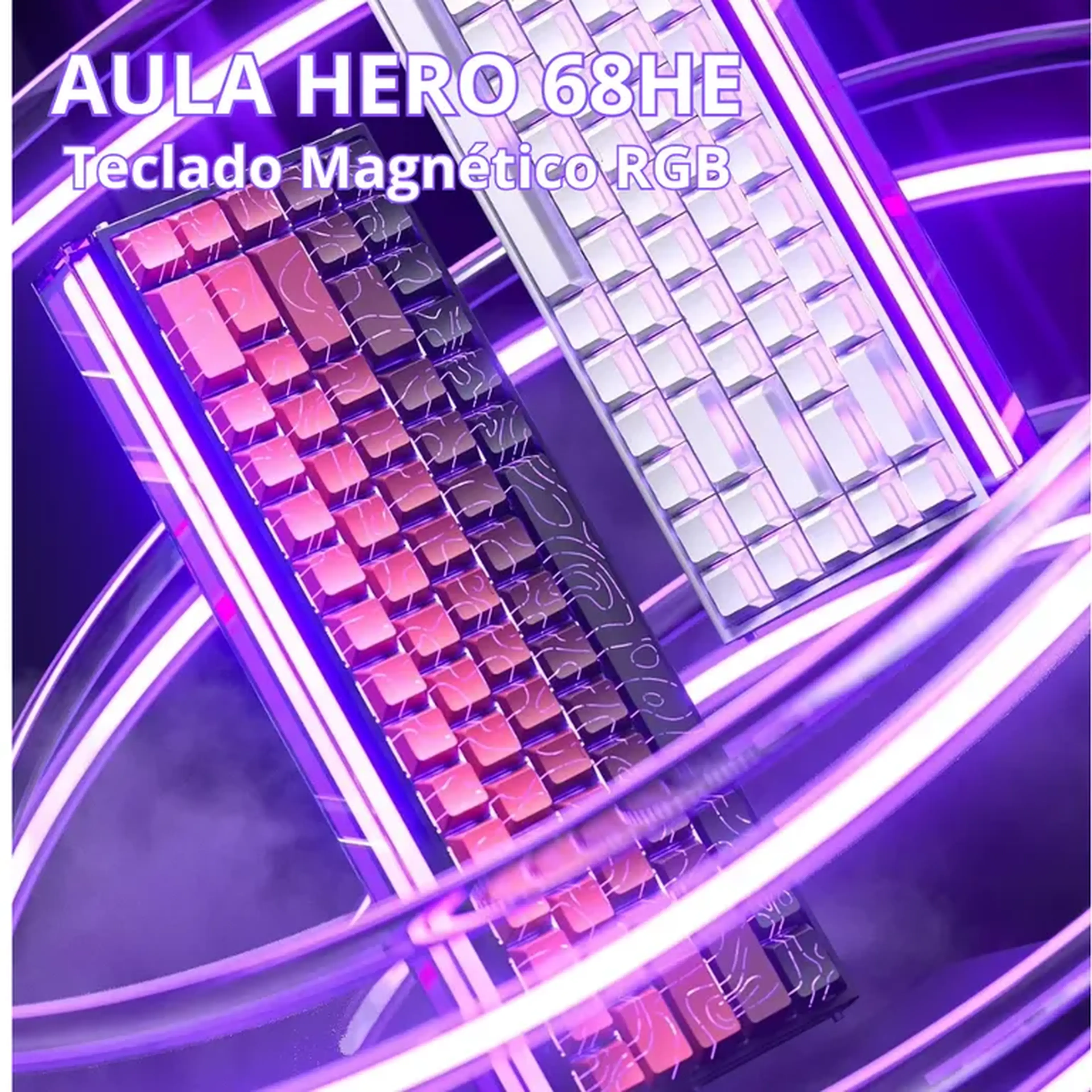 Teclado Magnetico Aula H68 imagem