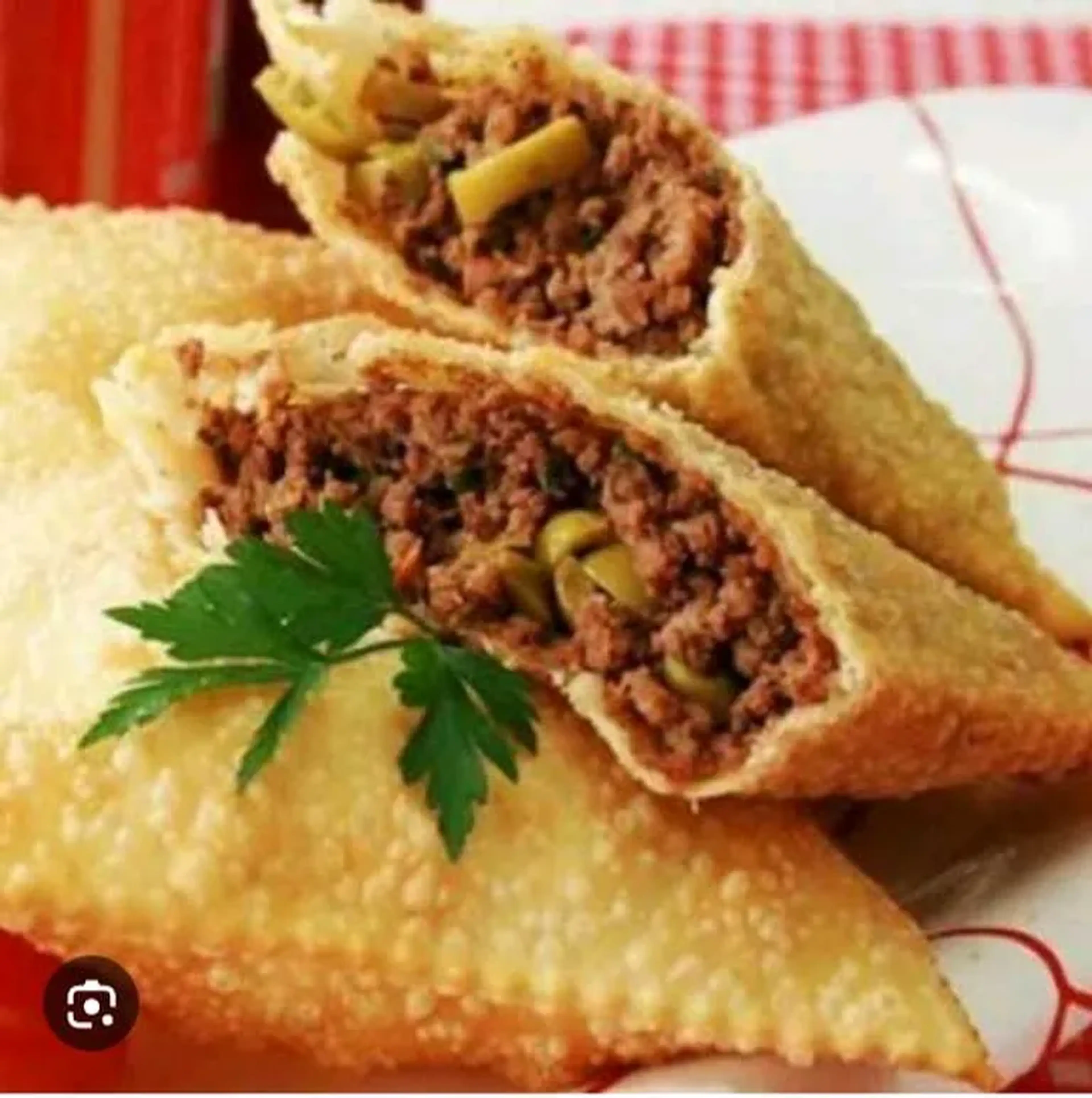 Pastel de carne imagem