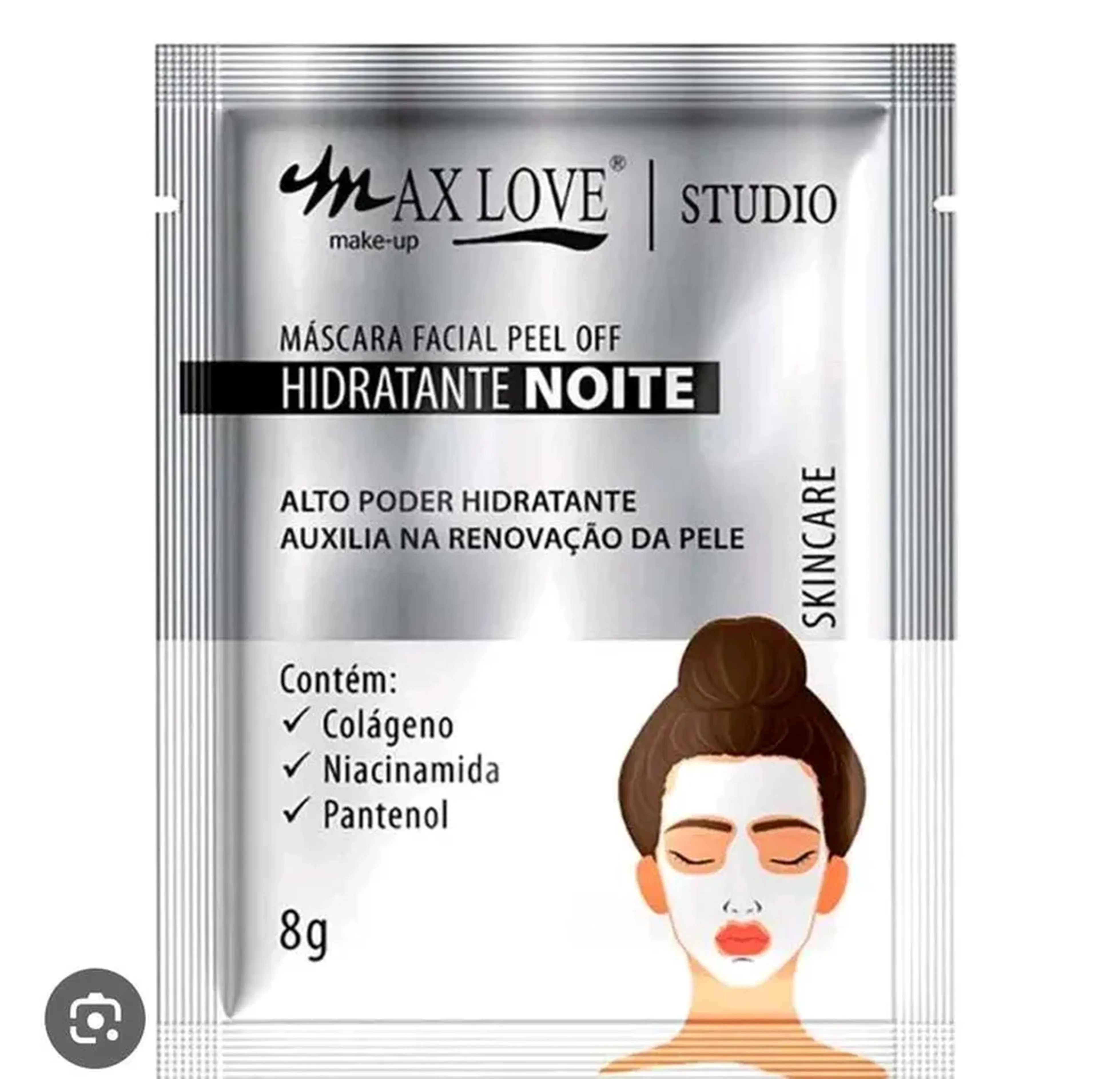 Máscara Facial Peel Off Hidratante Noite imagem