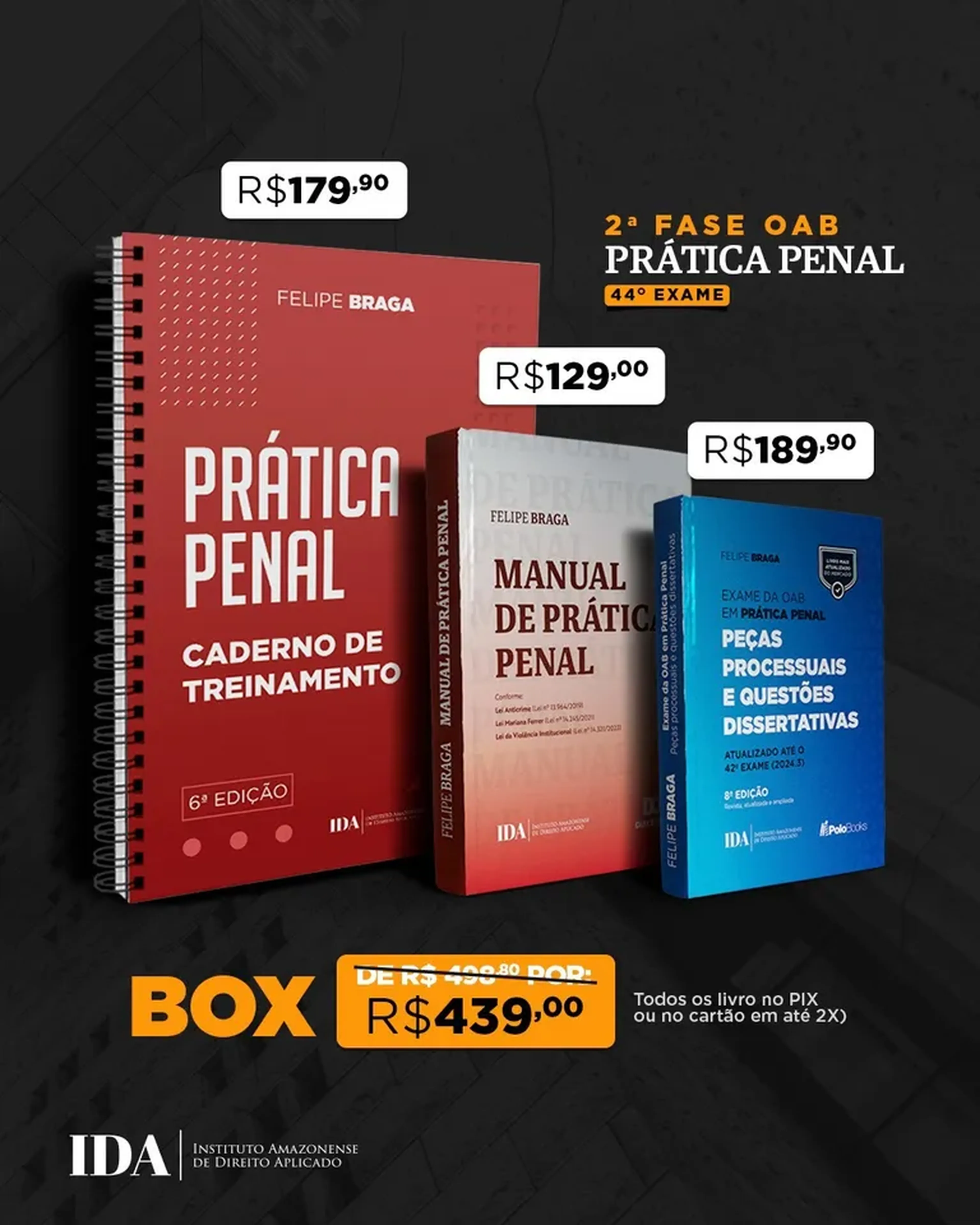Box de Livros de Prática Penal imagem