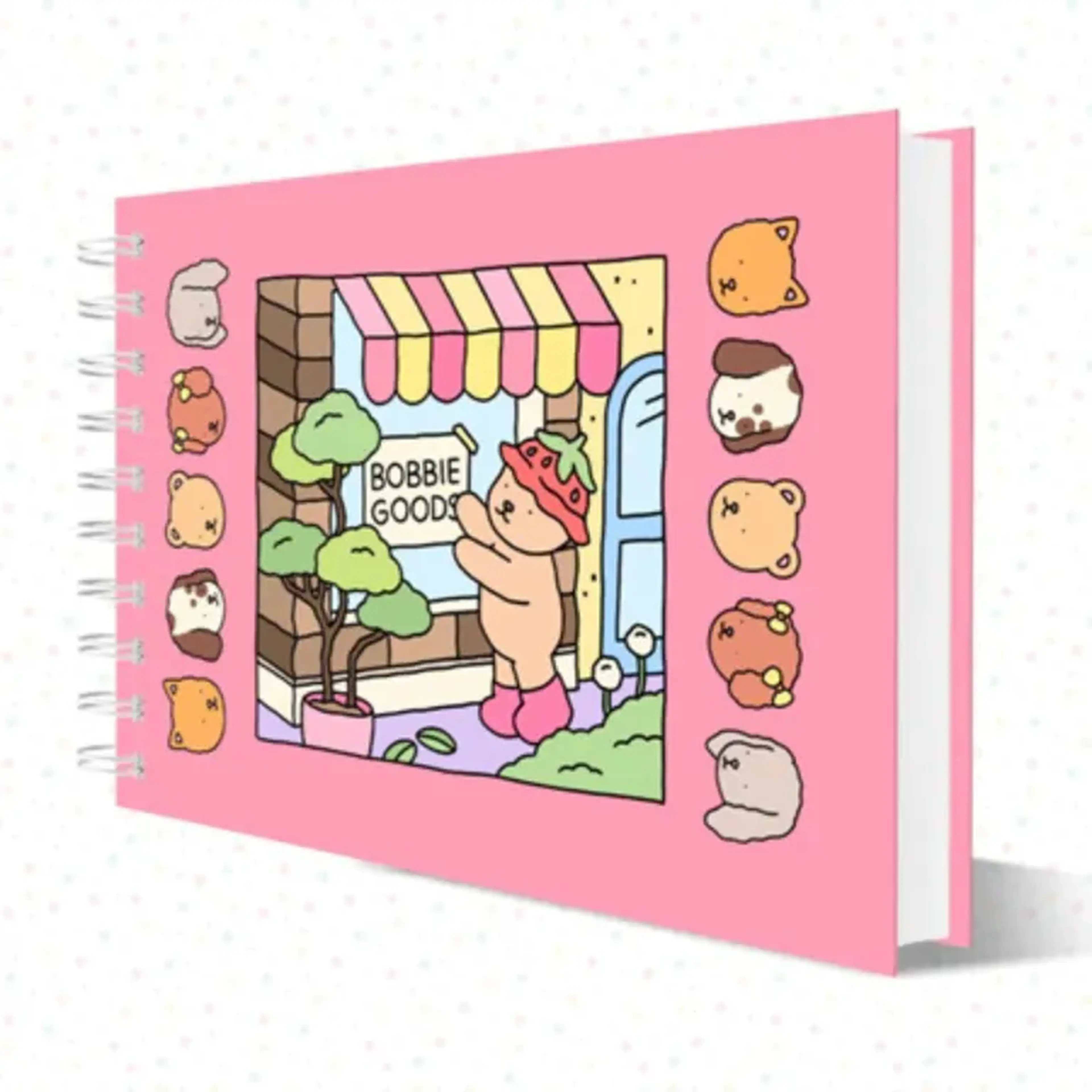 Livro De Colorir Bobbie Goods Ursinho Capa Dura 50 Páginas imagem