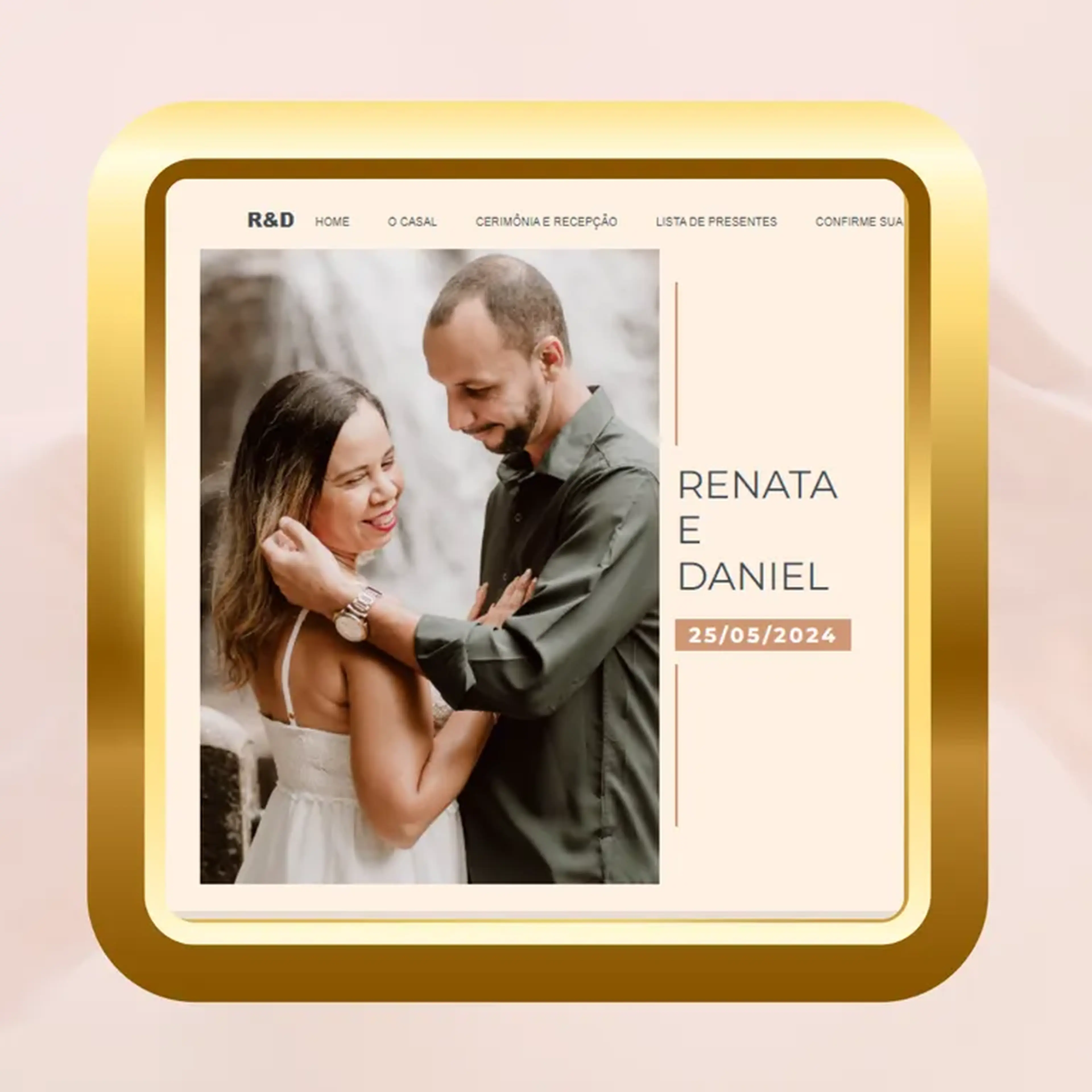Produção Site de Casamento imagem