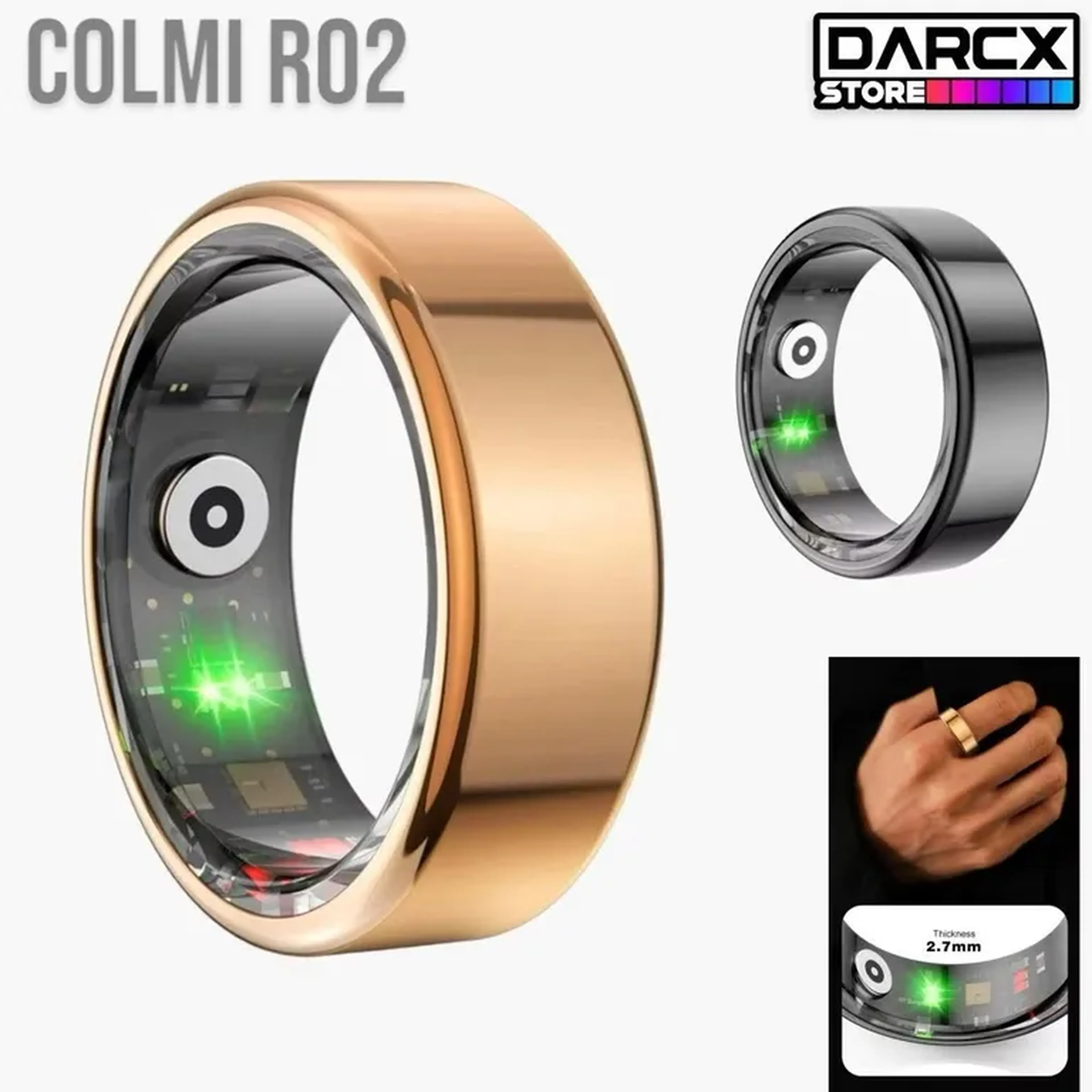Anel Inteligente COLMI R02 Original Modo Saúde Modo Esporte imagem