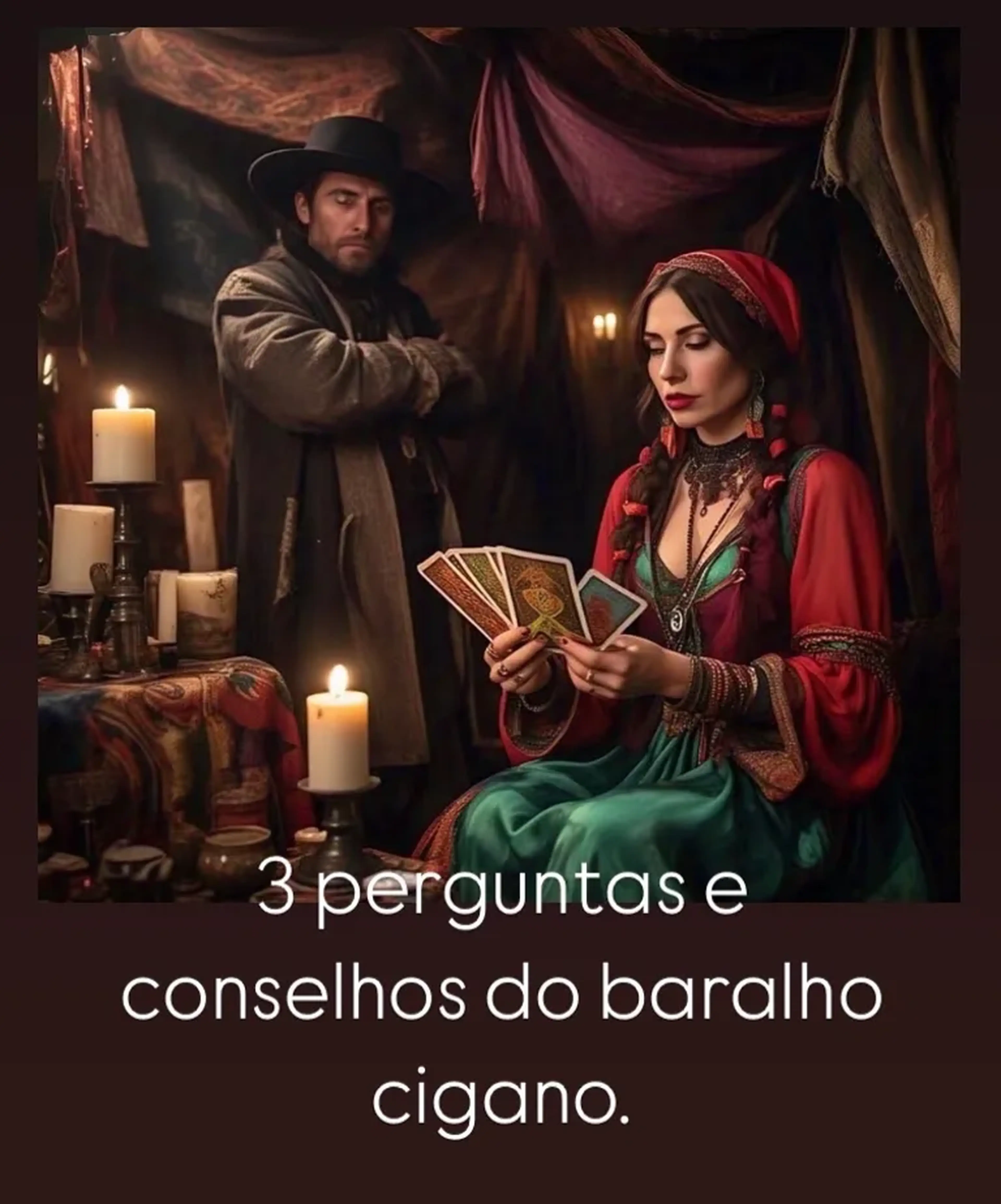3 pergunta e conselho baralho cigano imagem