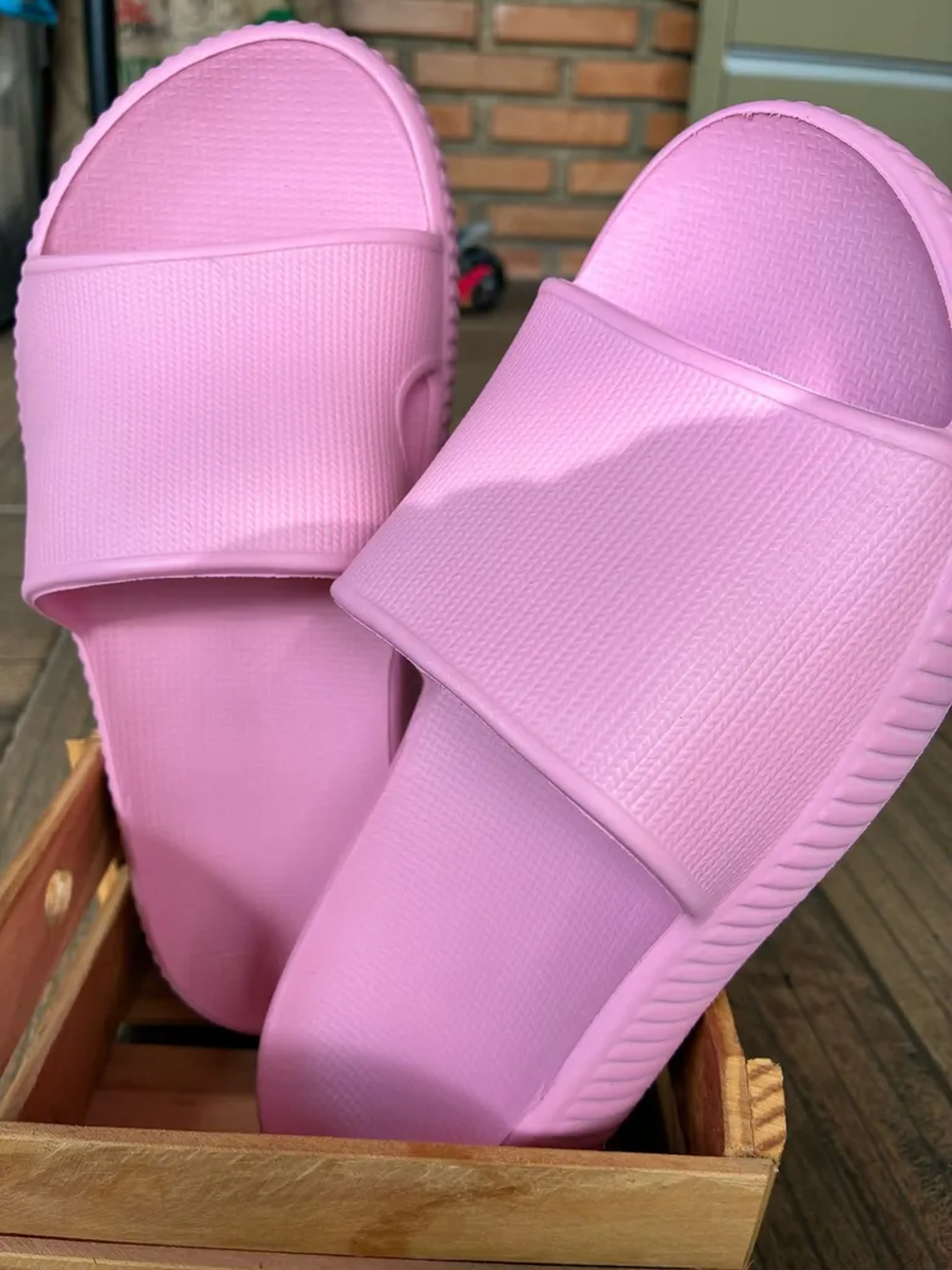 Chinelo Nuvem kids - Rosa - imagem