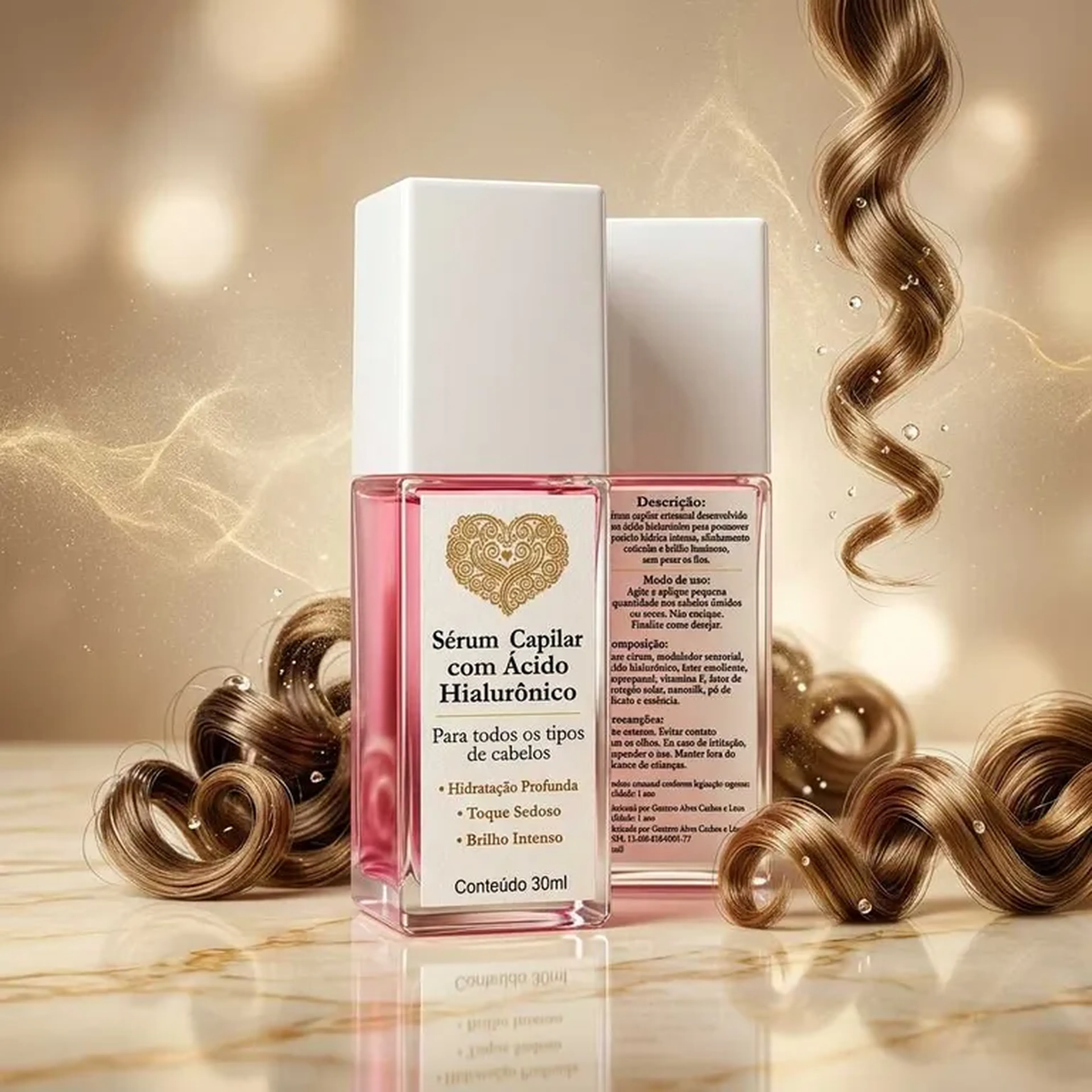 Sérum Capilar com Ácido Hialurônico imagem