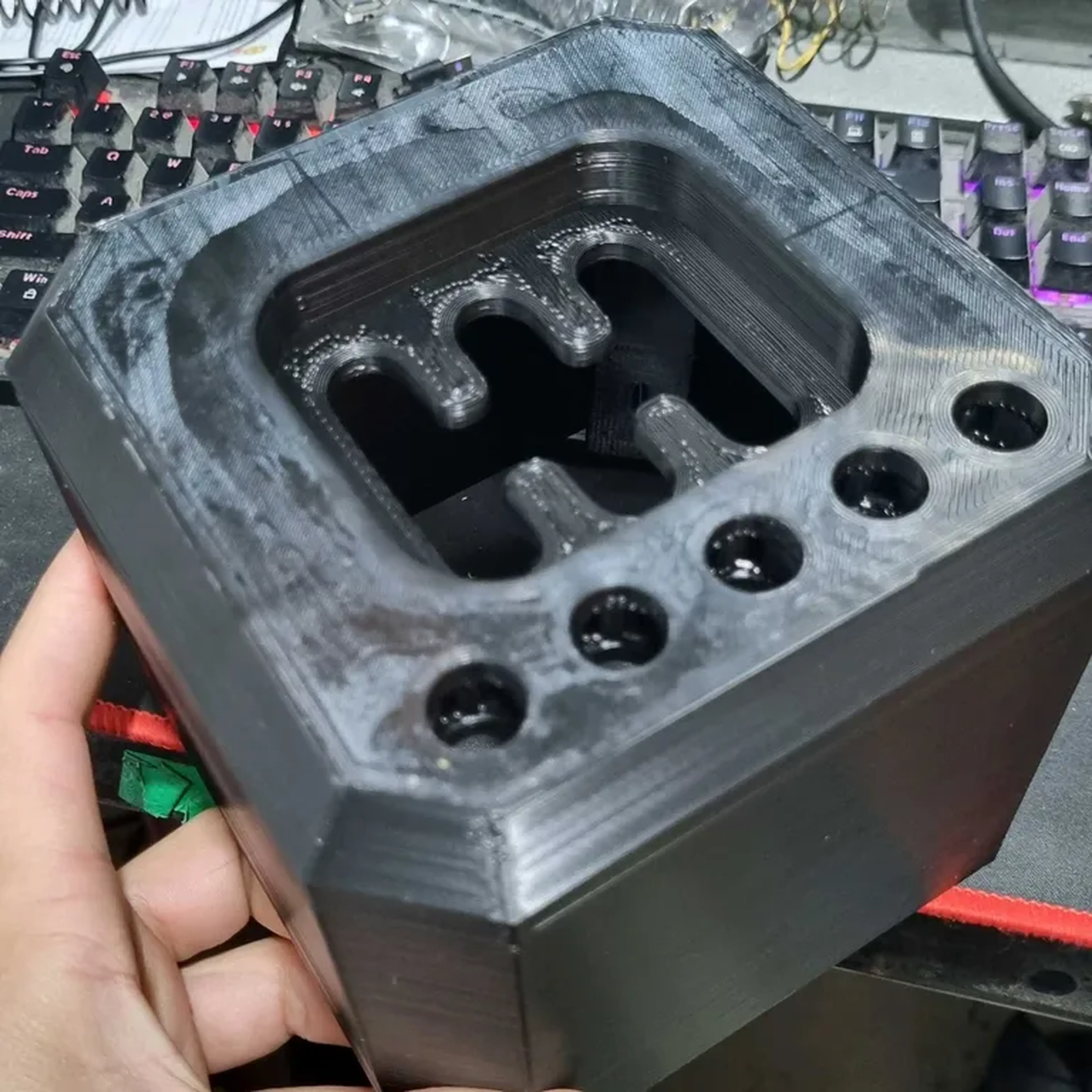 3d do cambio com manopla. Sem pintura imagem