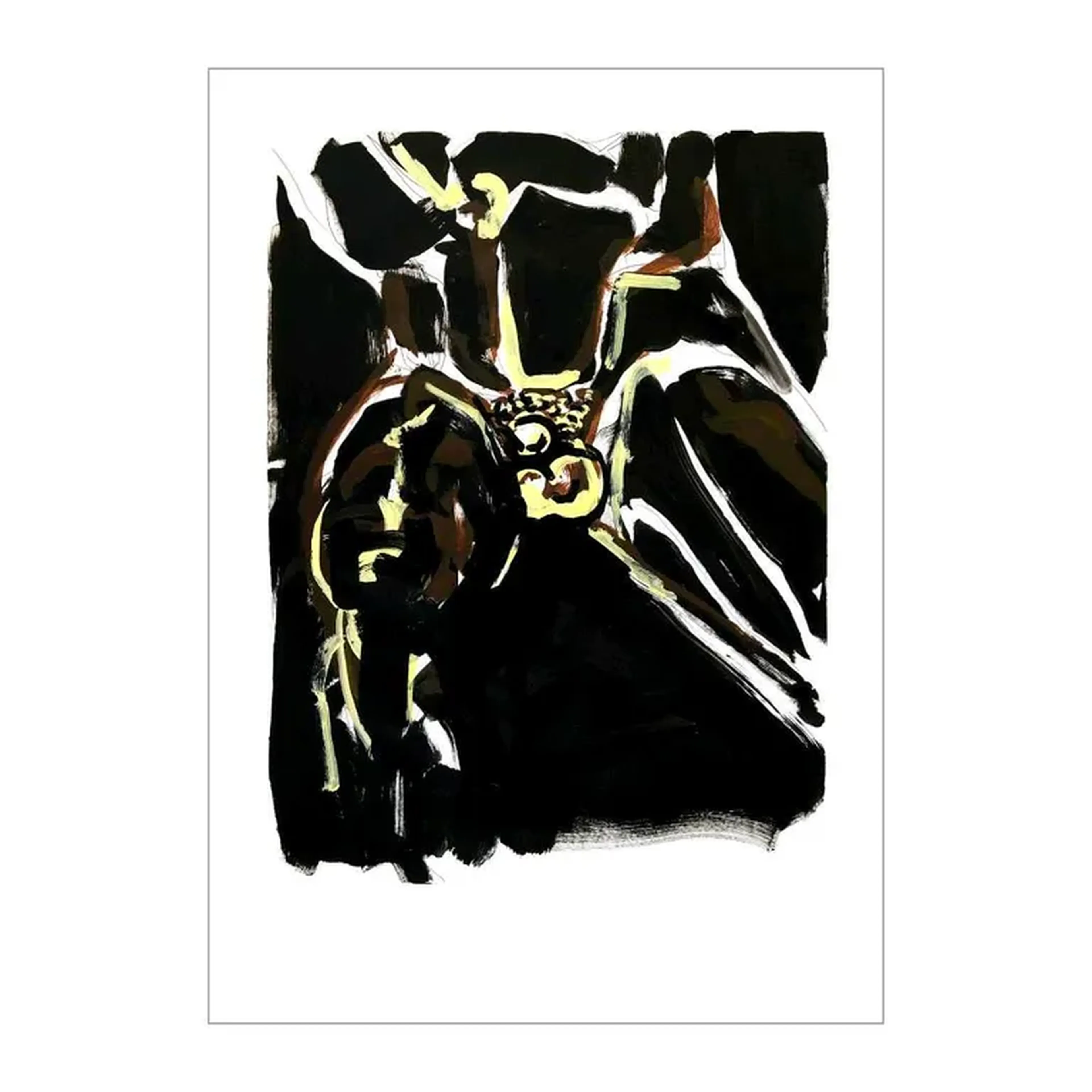 Para 5° C - Laconte des Rodes - 42x60 cm gravura assinada imagem