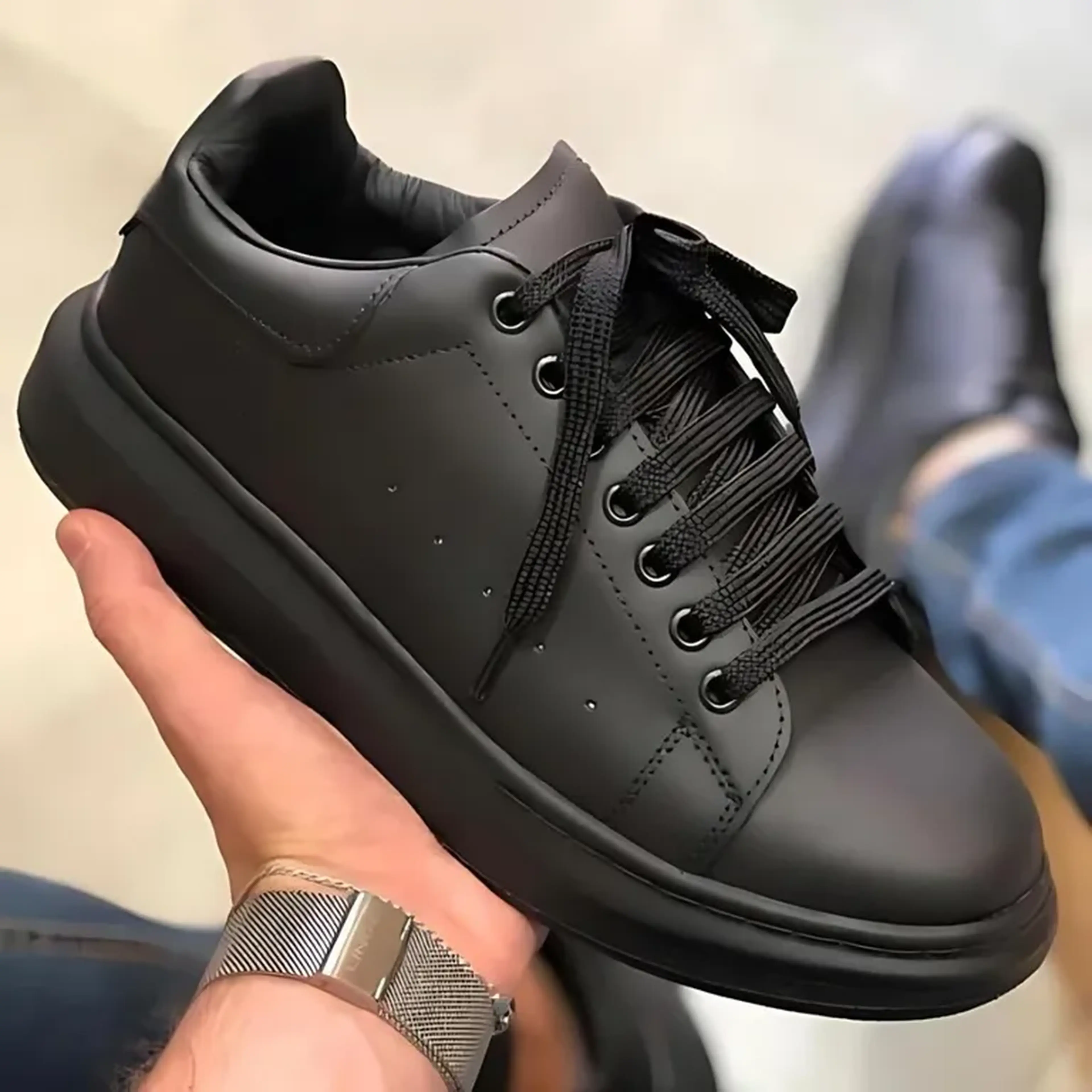 Alexander Mcqueen Preto Premium imagem