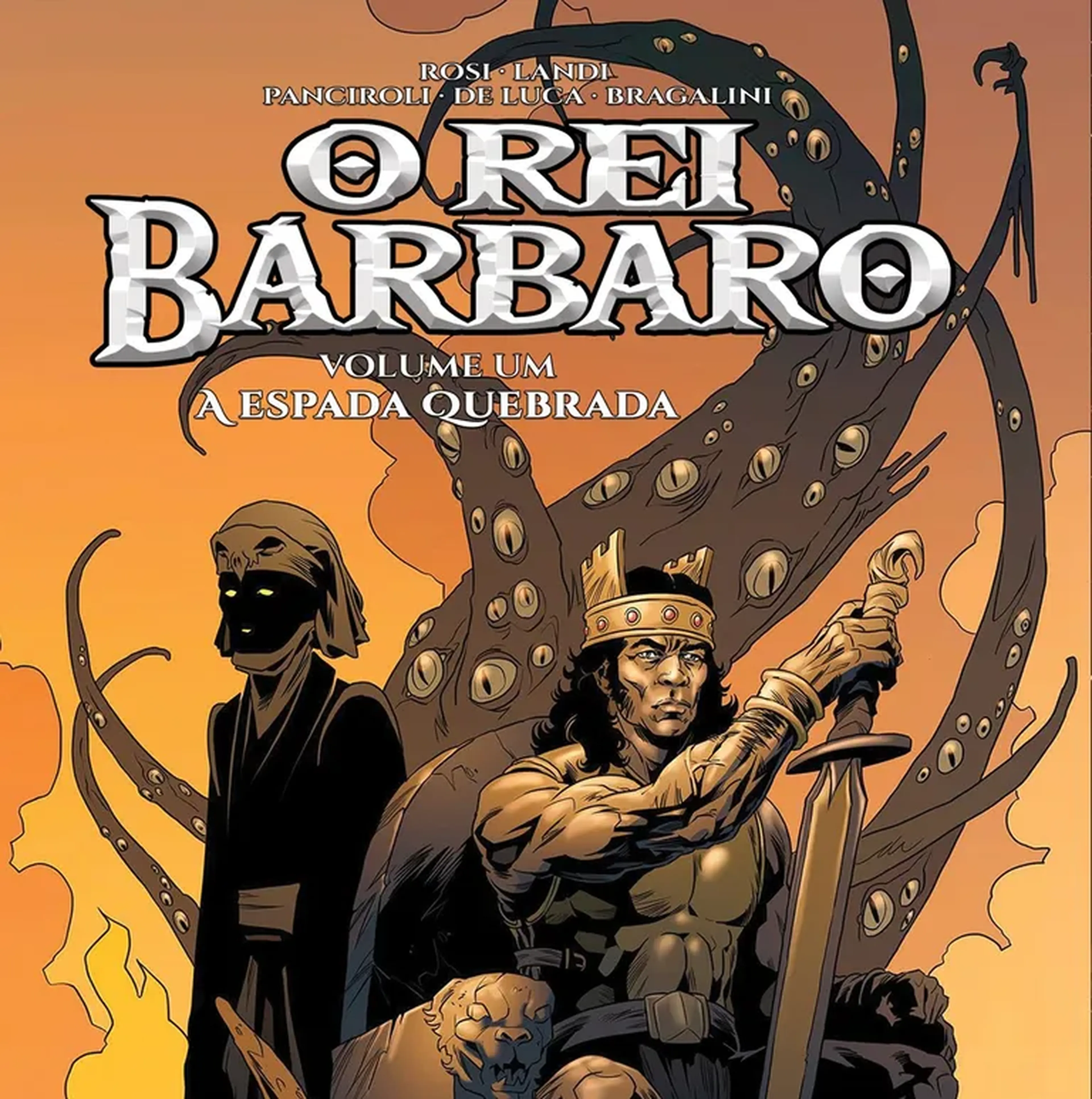 O Rei Bárbaro vol 1 Preto e Branco imagem