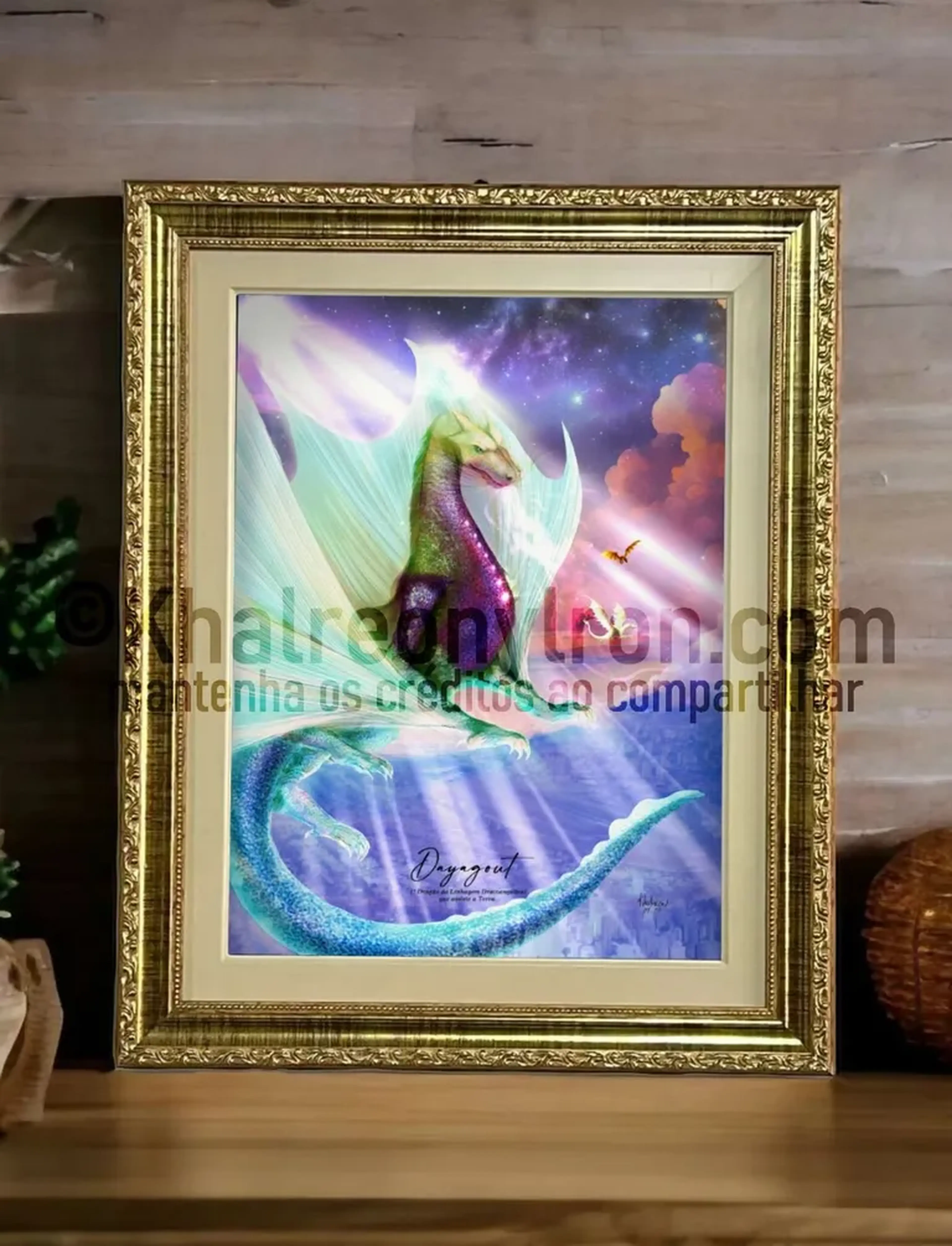 Quadro P- Dragão Dayagout imagem
