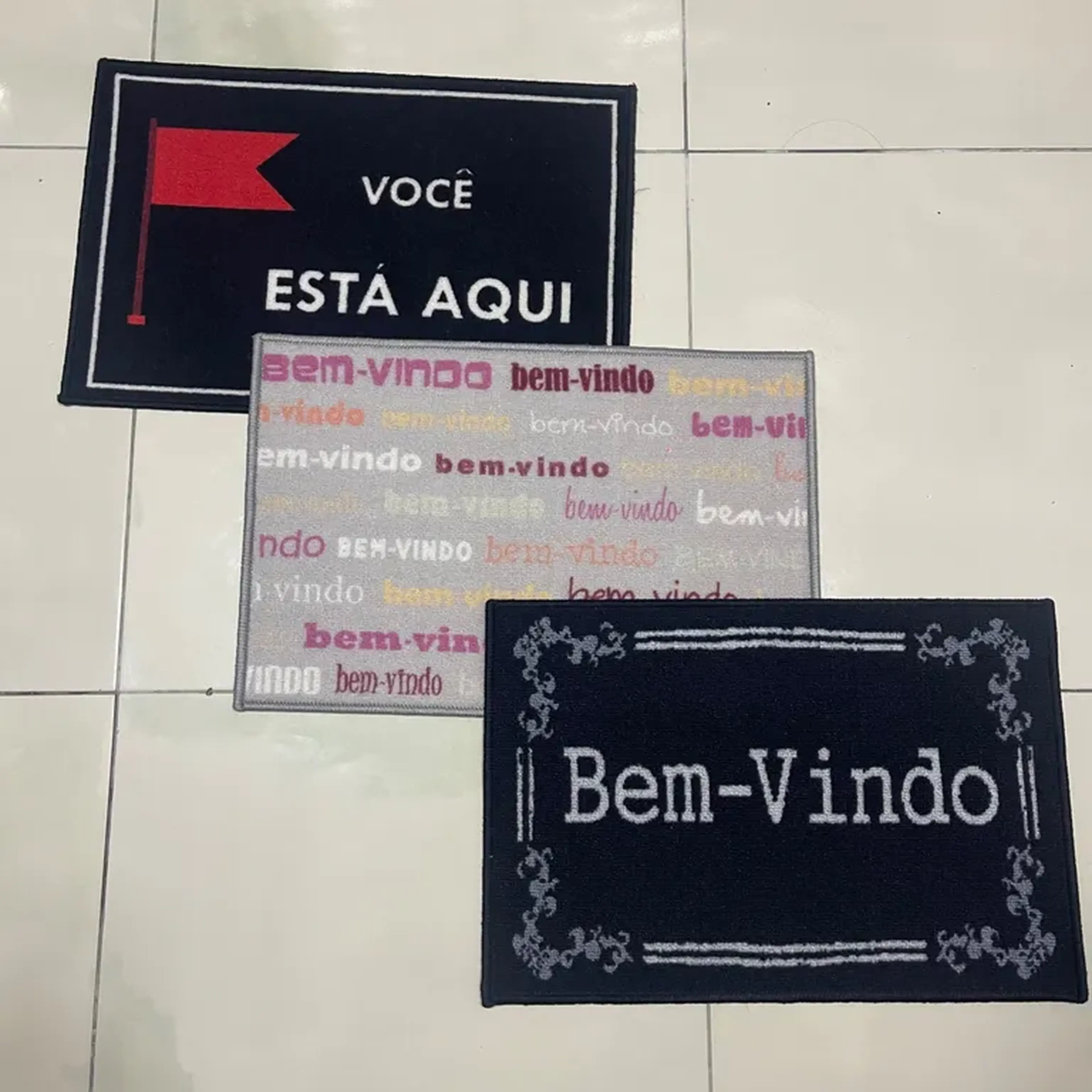 TAPETE BEM-VINDO CORTTEX 1UND imagem