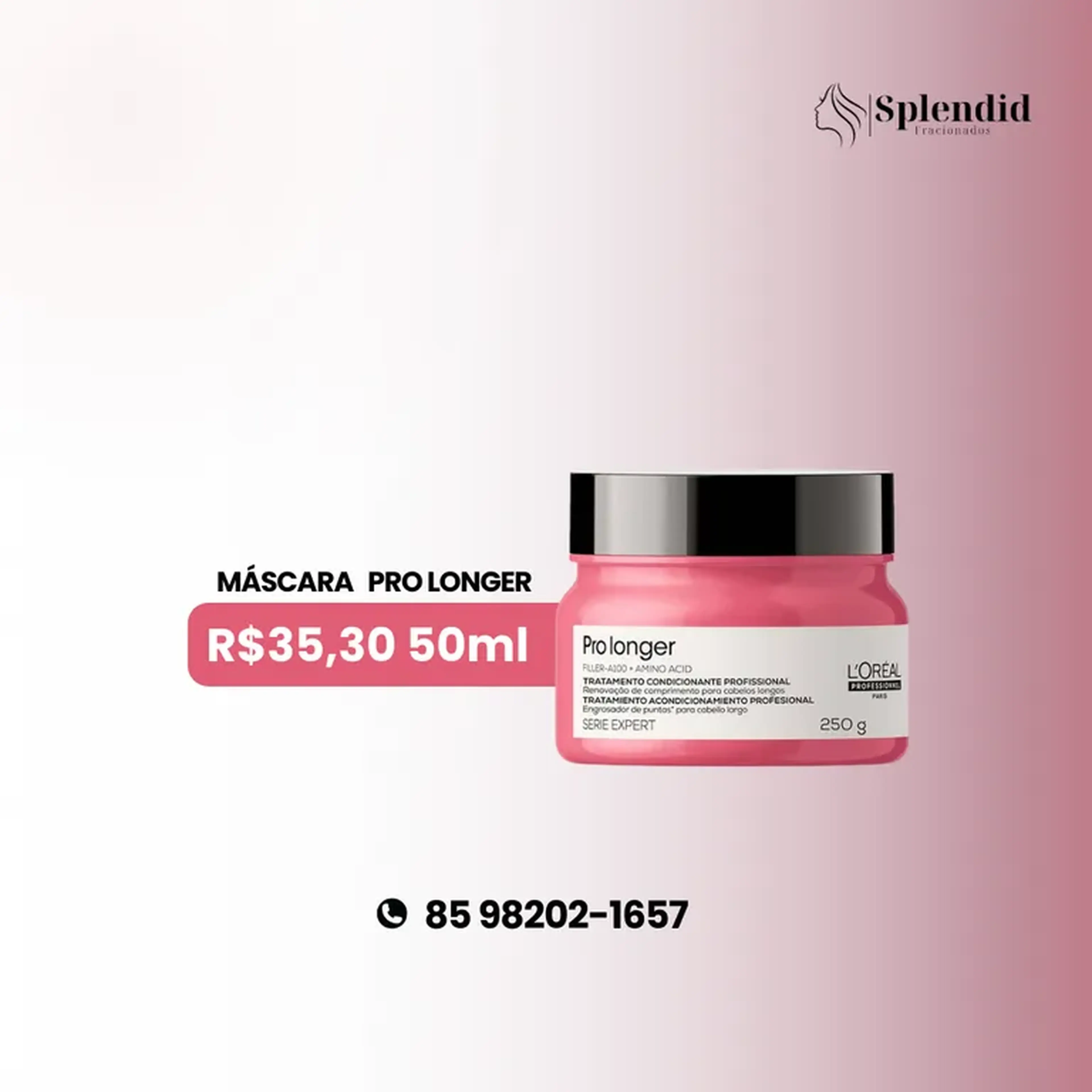 L’Oréal Pro Longer Mascara fracionados imagem