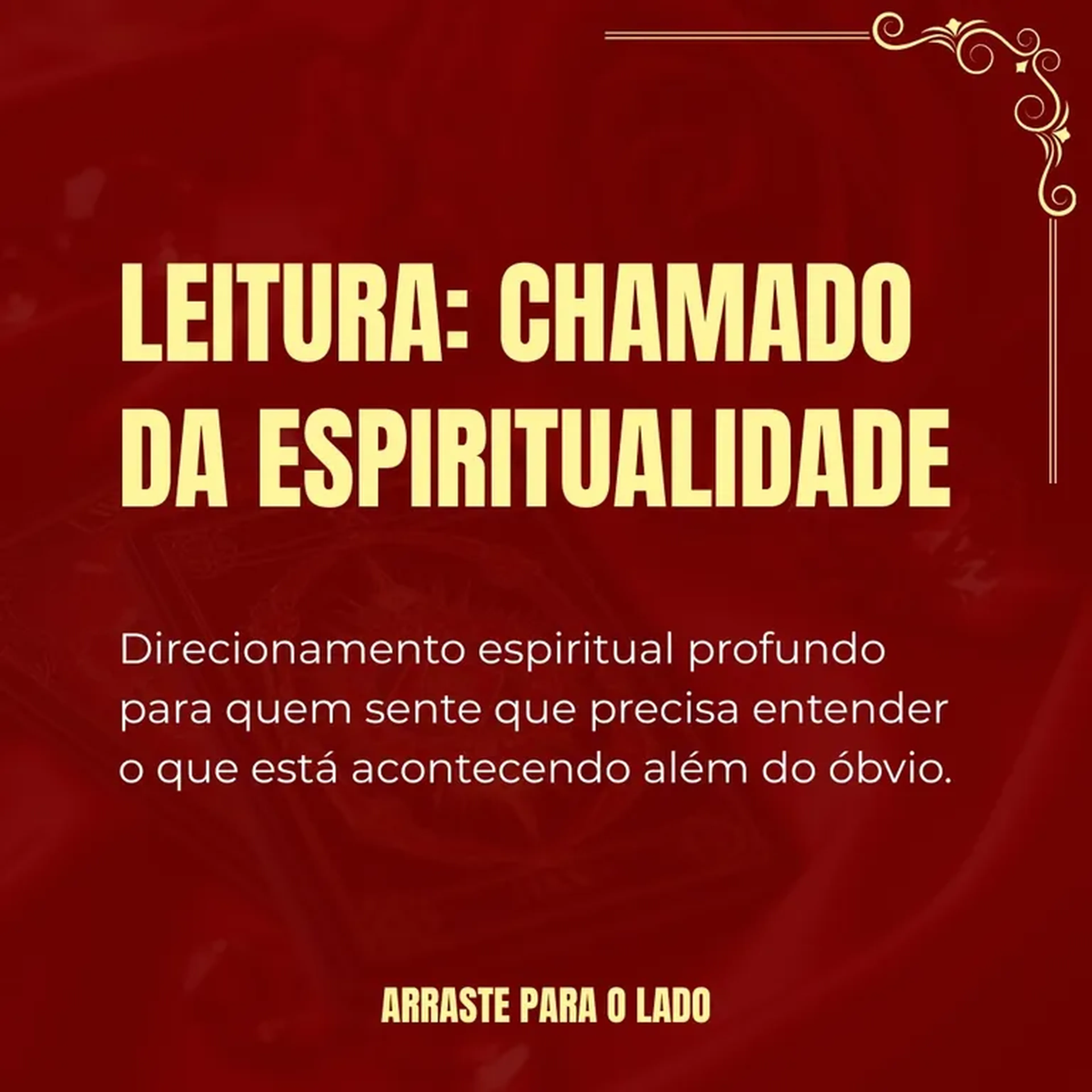 leitura: Chamado da espiritualidade imagem