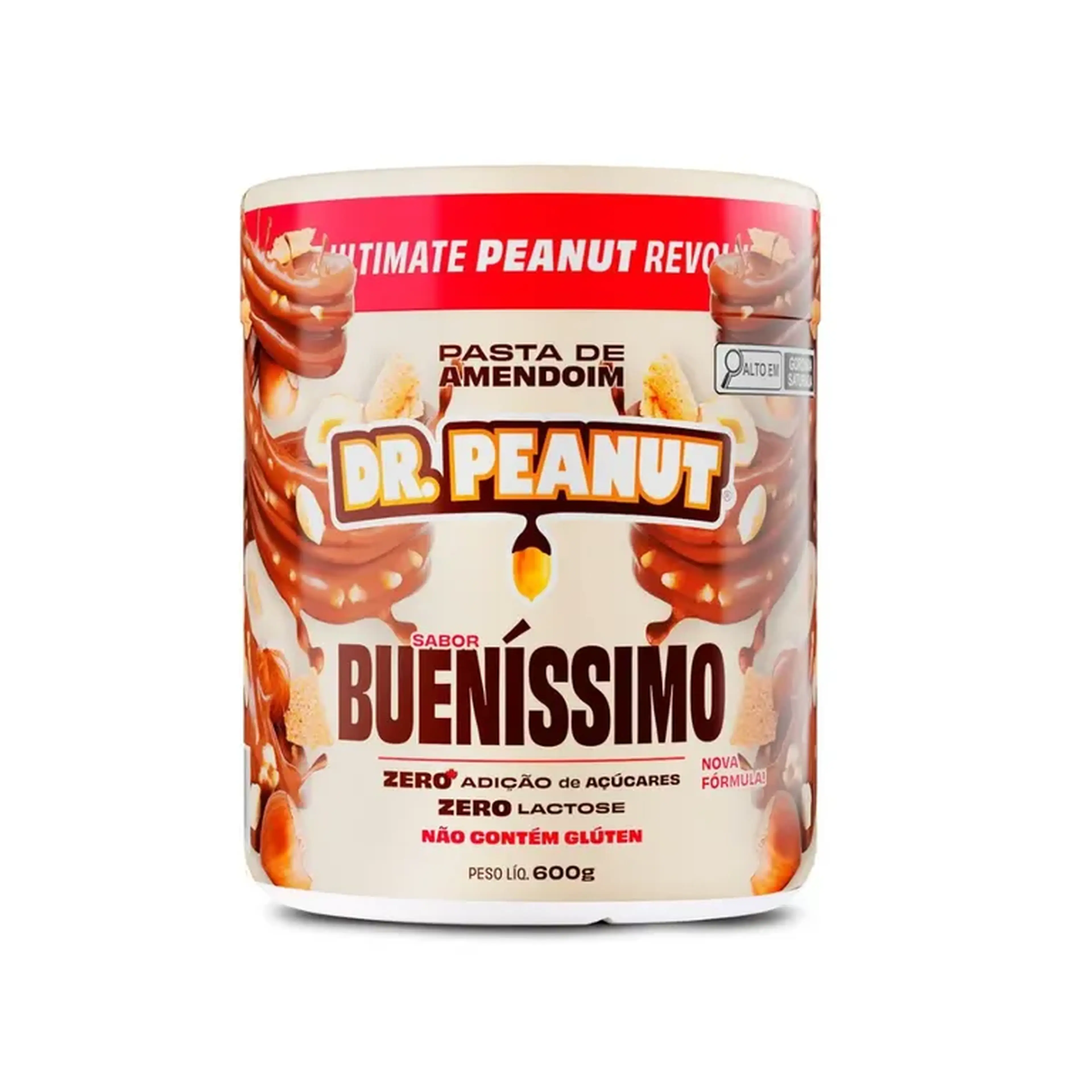 Pasta de Amendoim 600g BUENÍSSIMO - DR PEANUT imagem