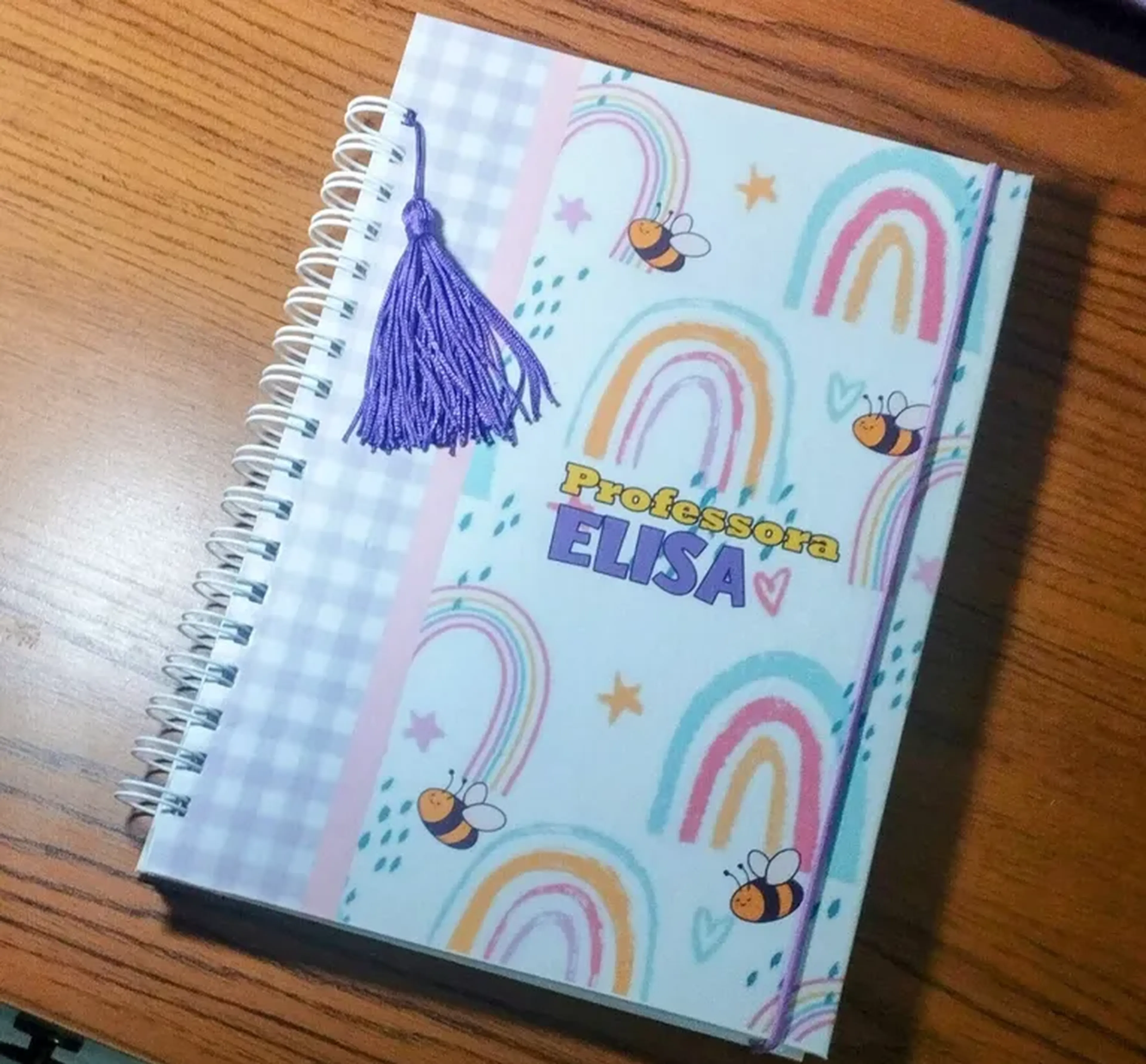 Caderno pautado personalizado imagem