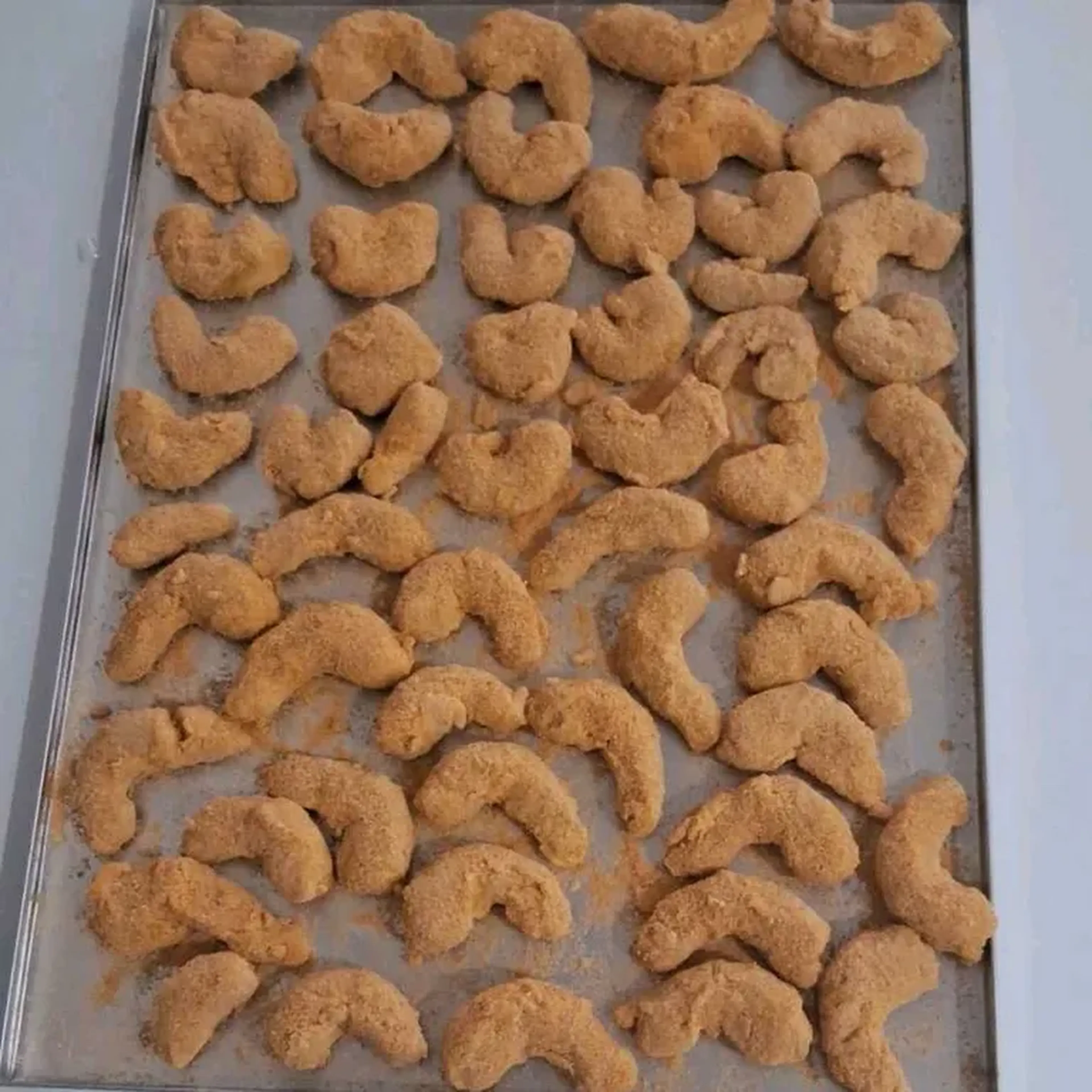 Camarão eviscerado a milanesa imagem