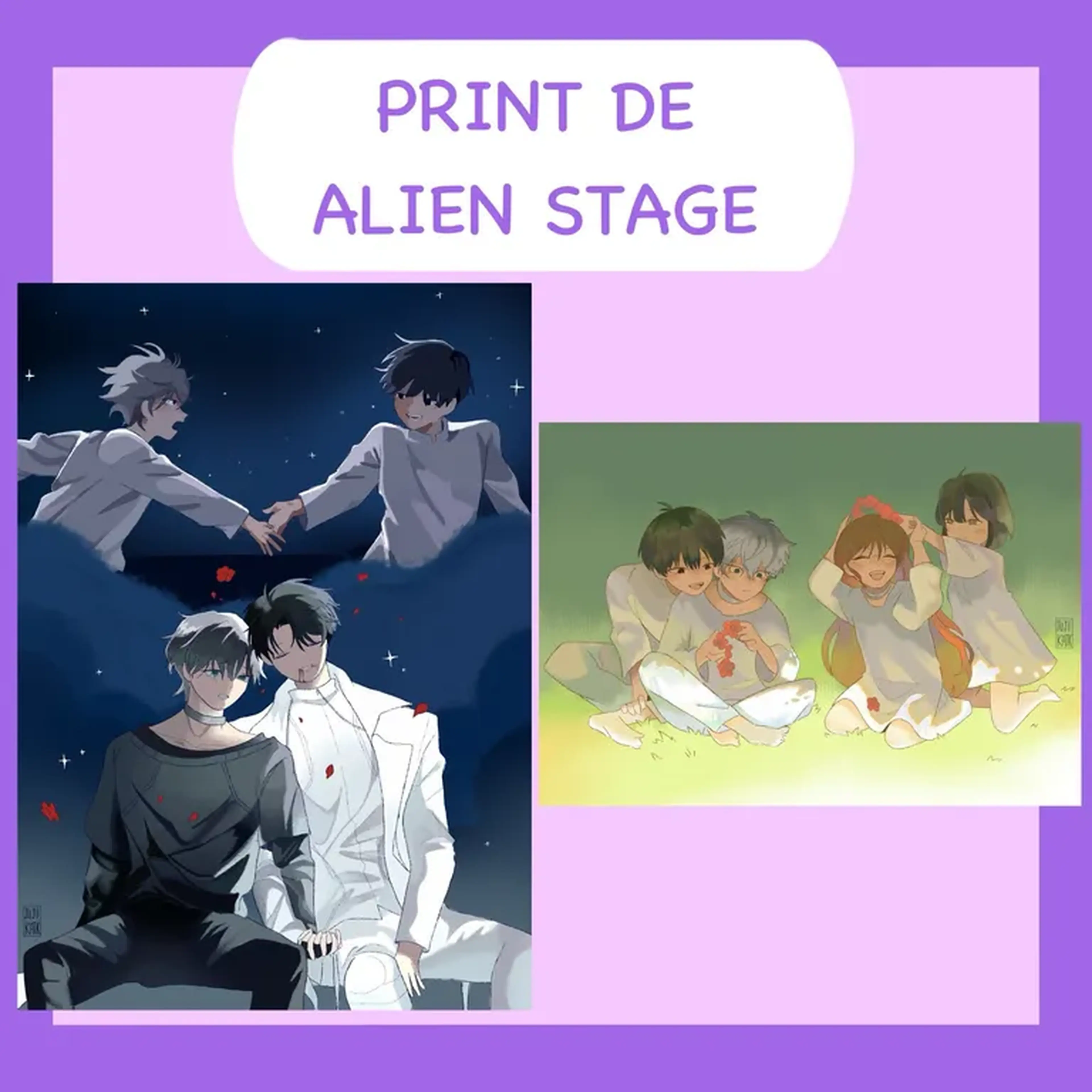 PRINT A5 INDIVIDUAL ALIEN STAGE imagem