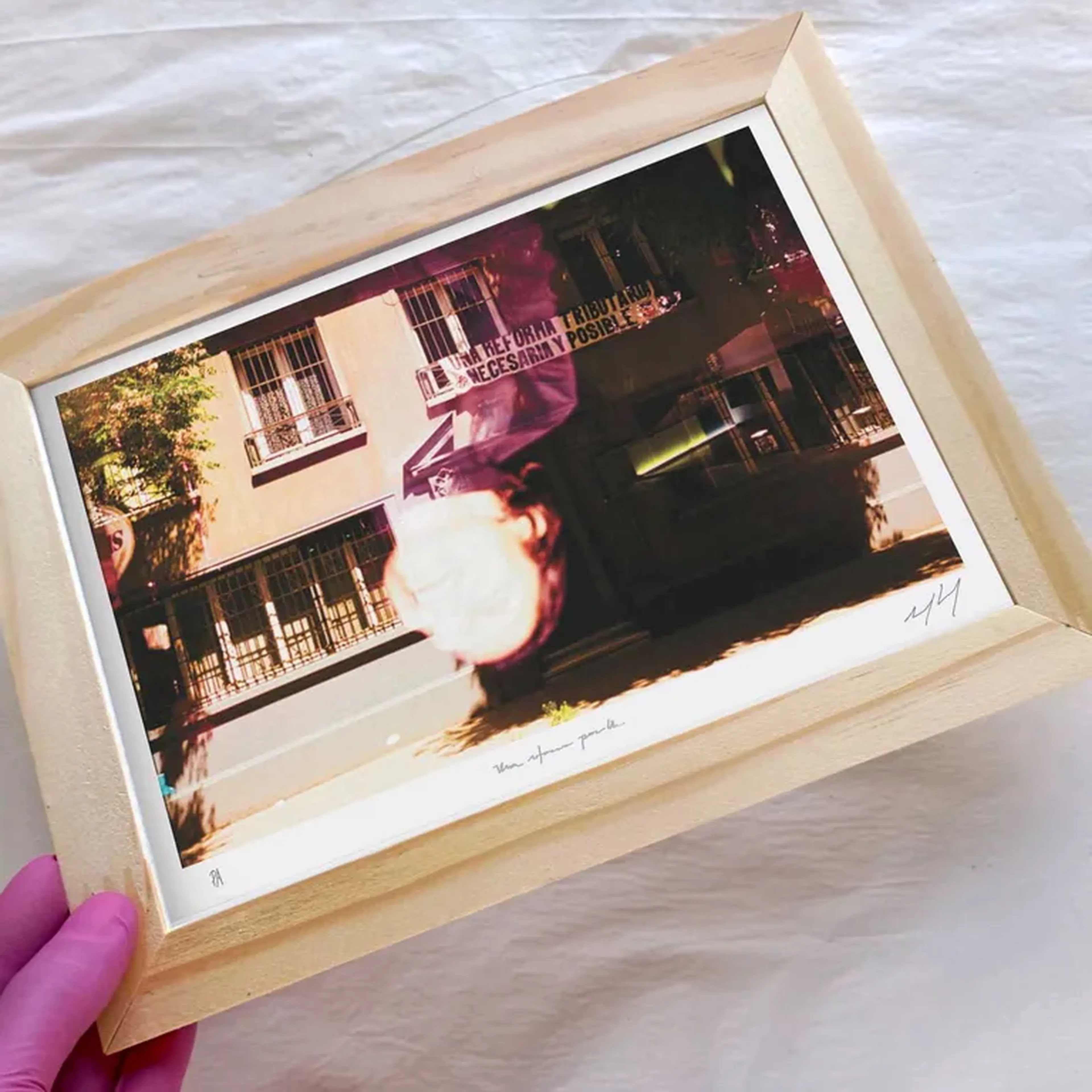 Palávoras - Una reforma - 15x21 cm moldura plana imagem