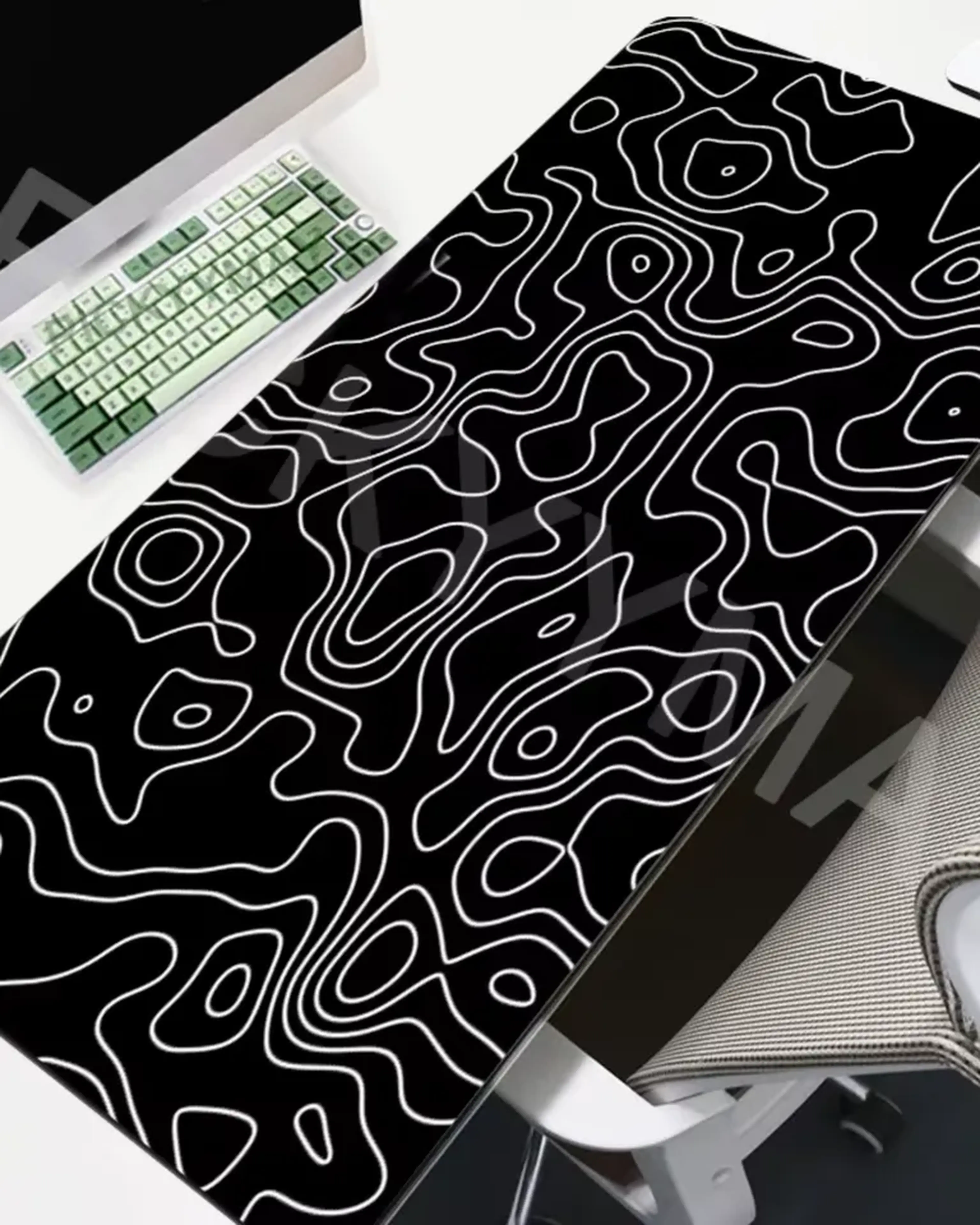Mouse pad Listras, estilo e precisão! imagem