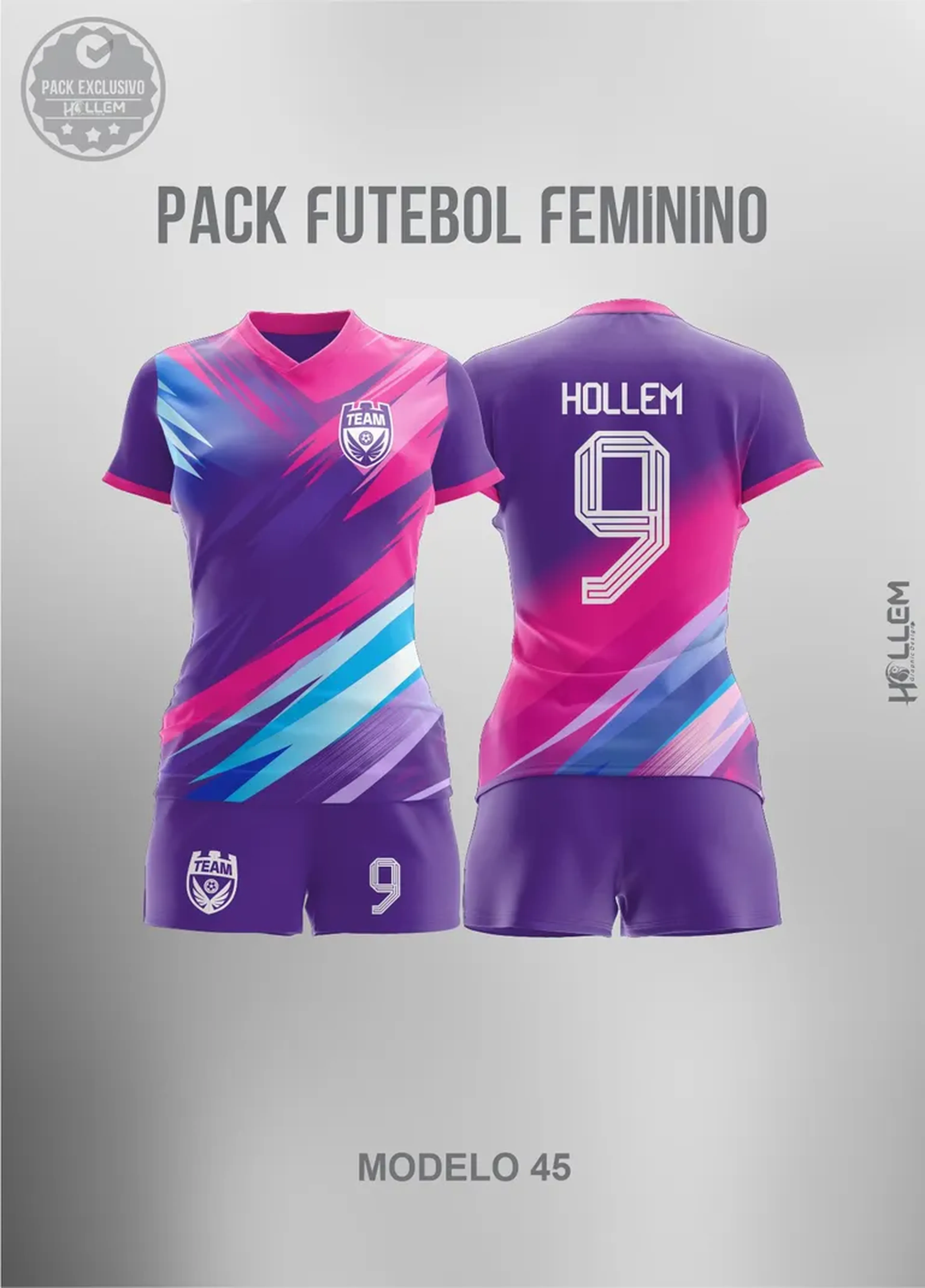 Texura Futebol feminino MOD45 imagem