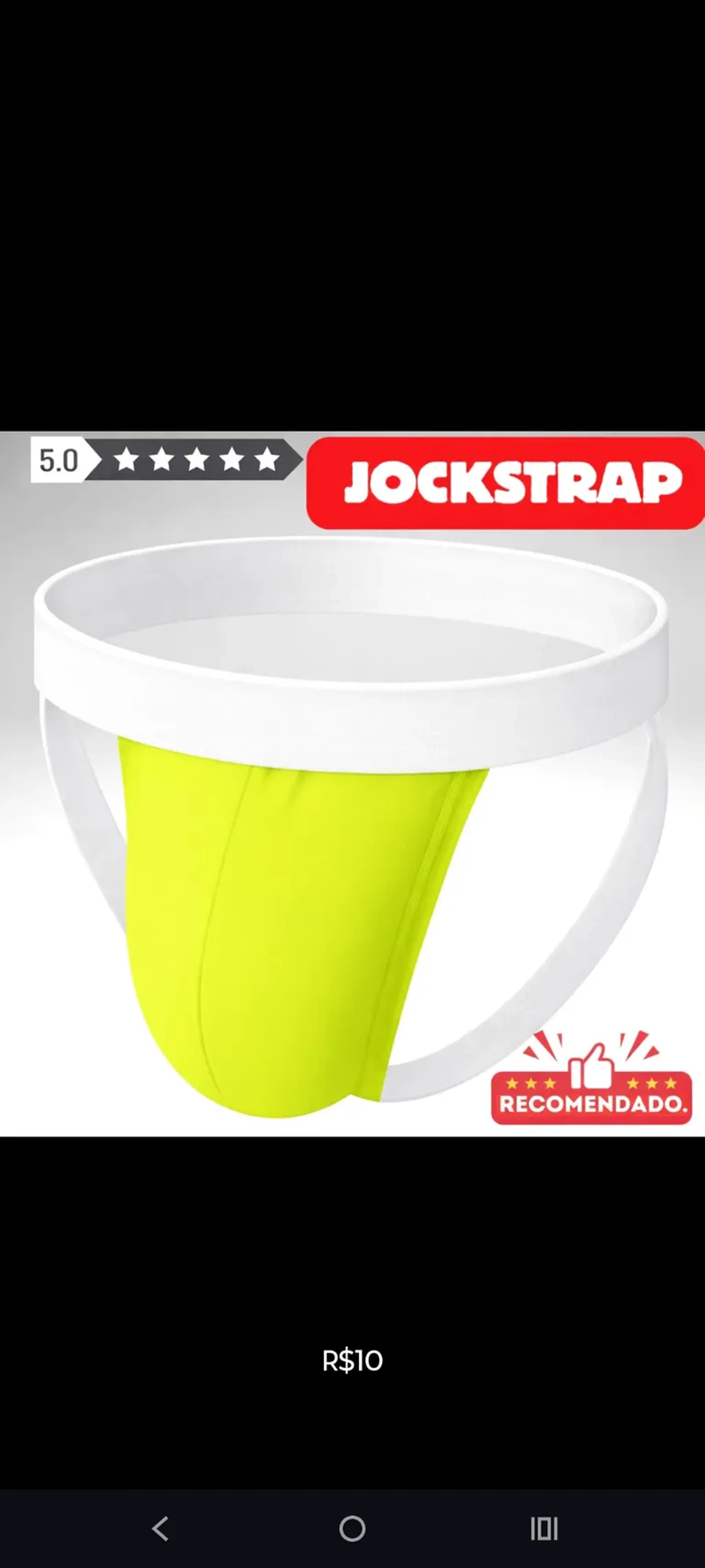 Cueca Jockstrap AB por tamanho imagem