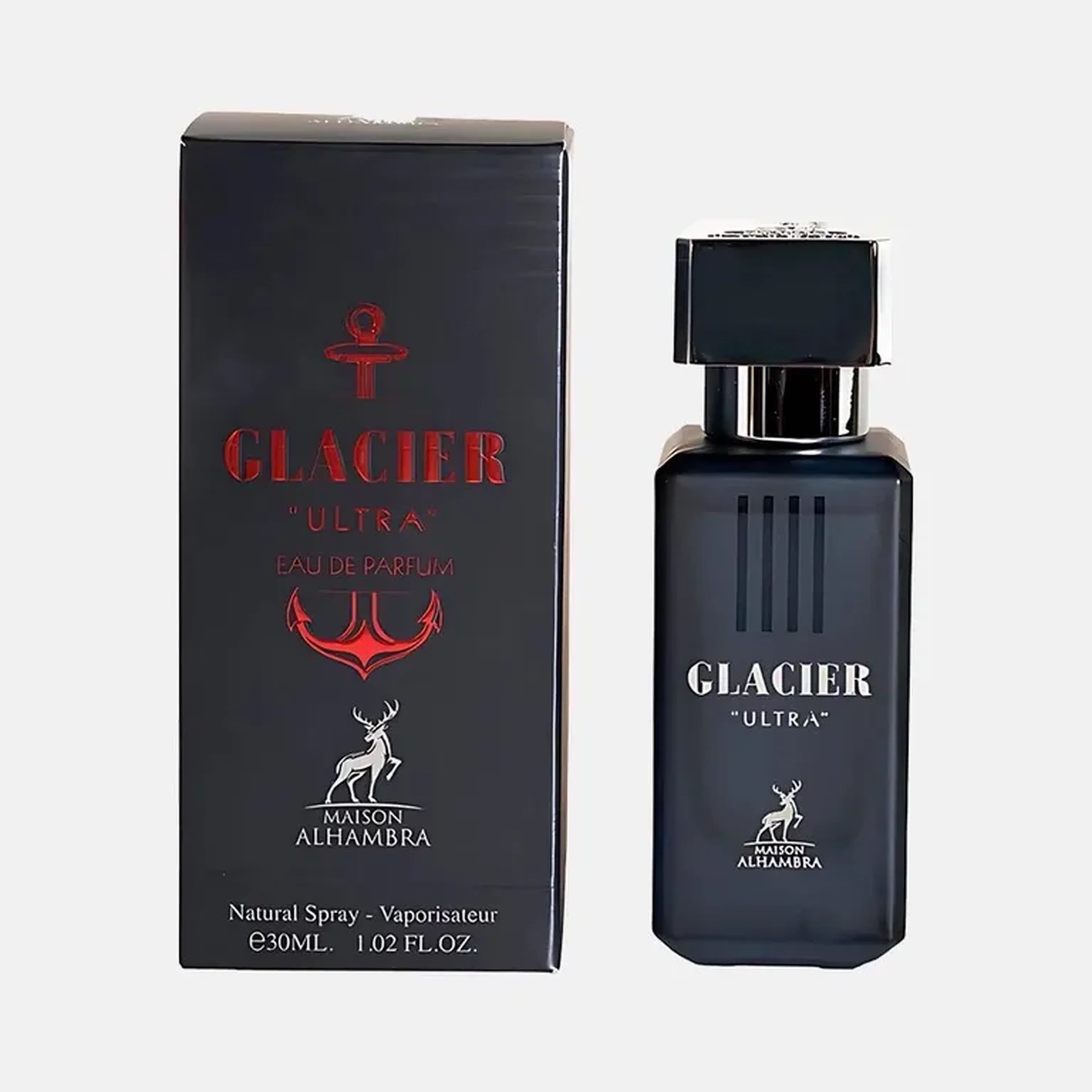 Perfume Maison Alhambra Glacier Ultra Eaud Parfum Masculino 30ml imagem