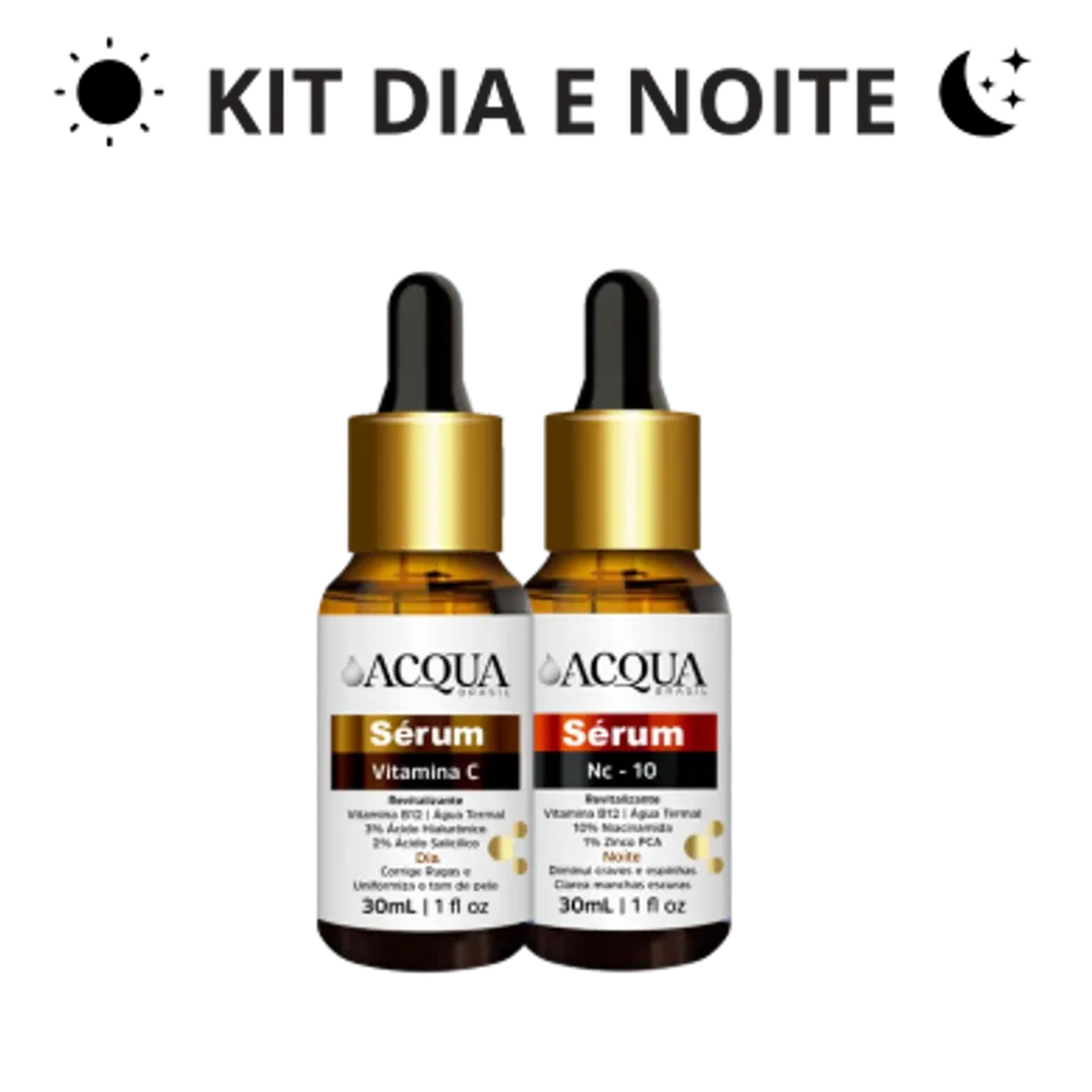 Sérum Facial Noite e Dia Melasma kit imagem