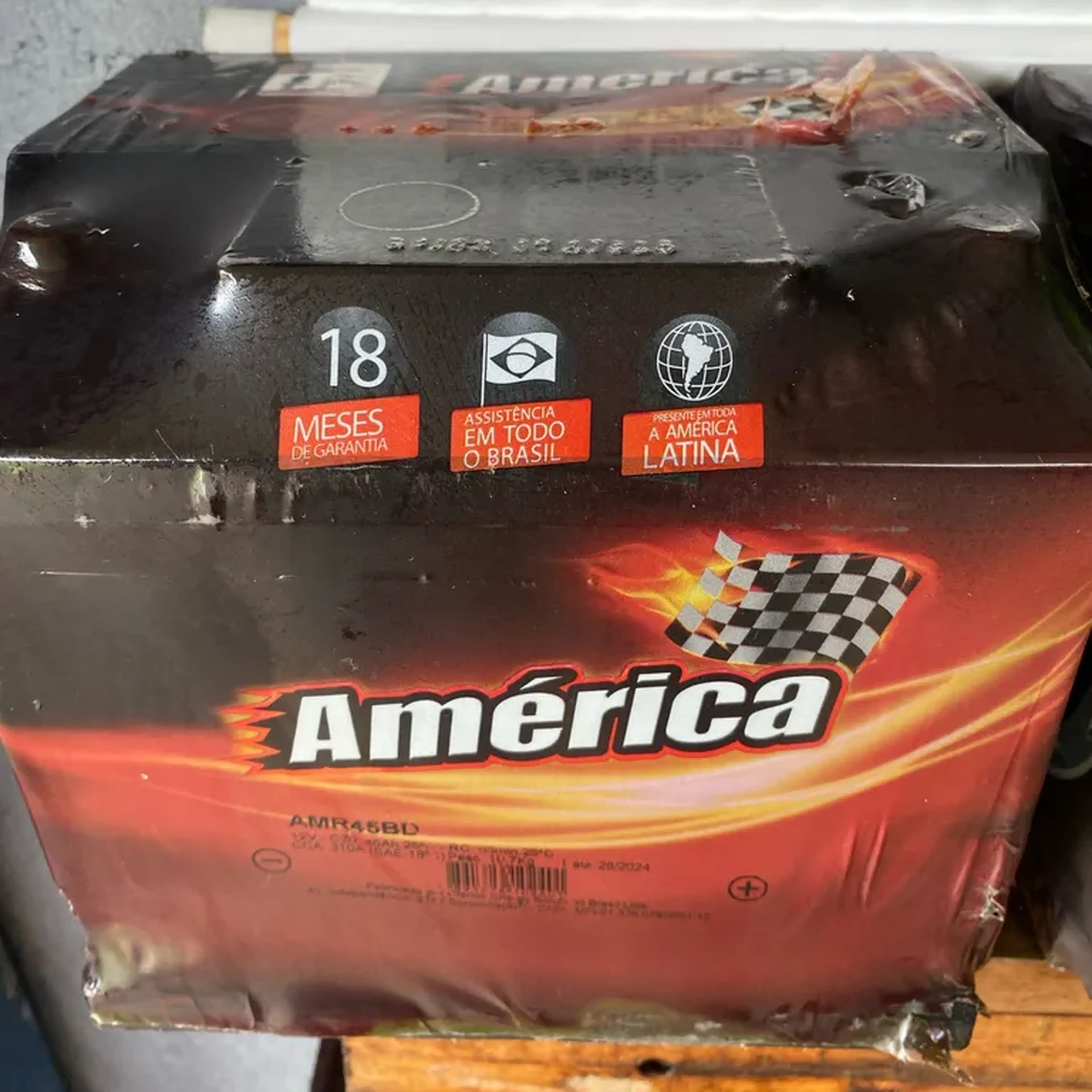 America 12v 45Ah 310A - Automotiva - Garantia 18 meses. imagem