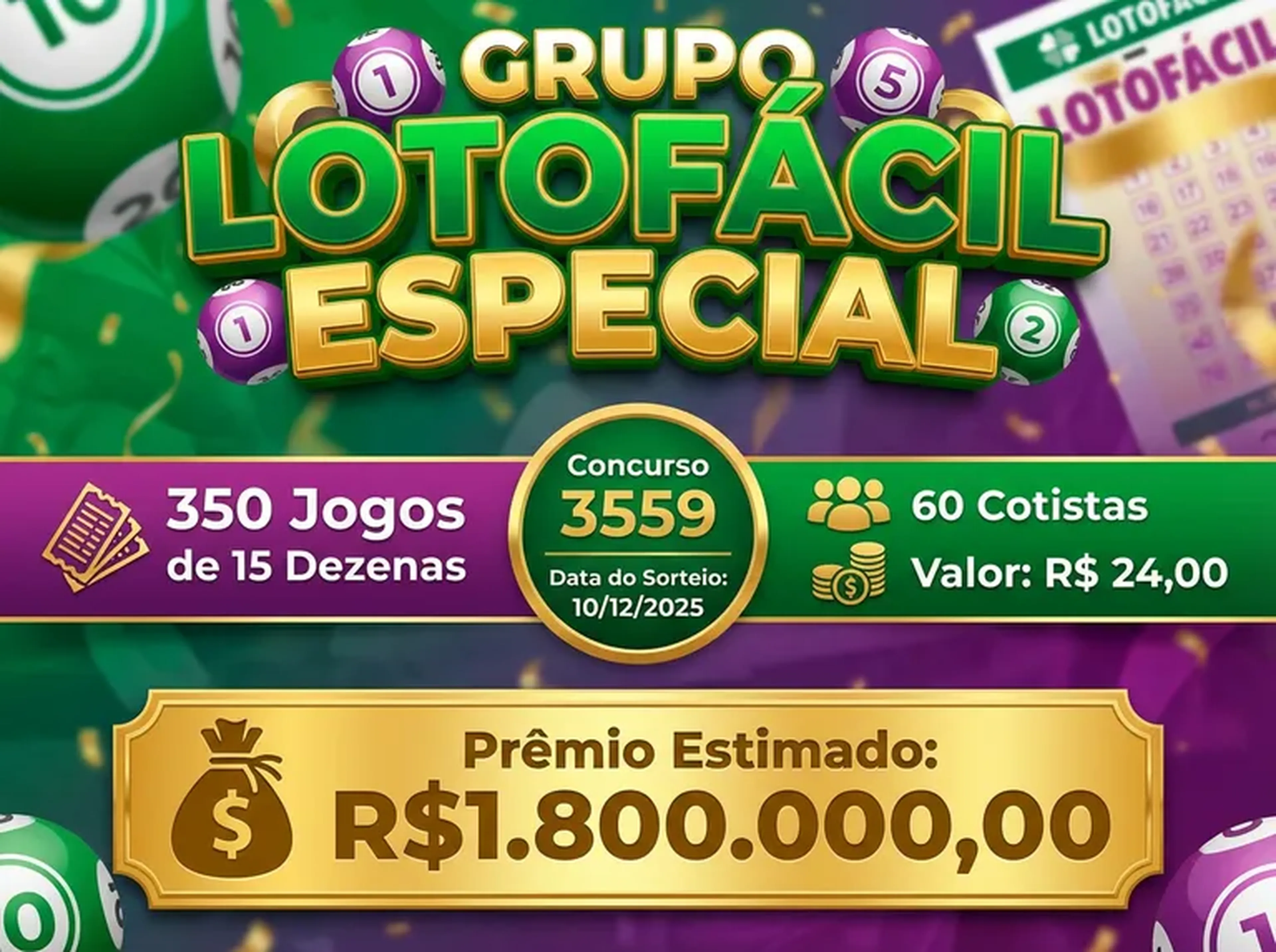 ESPECIAL LOTOFÁCIL imagem
