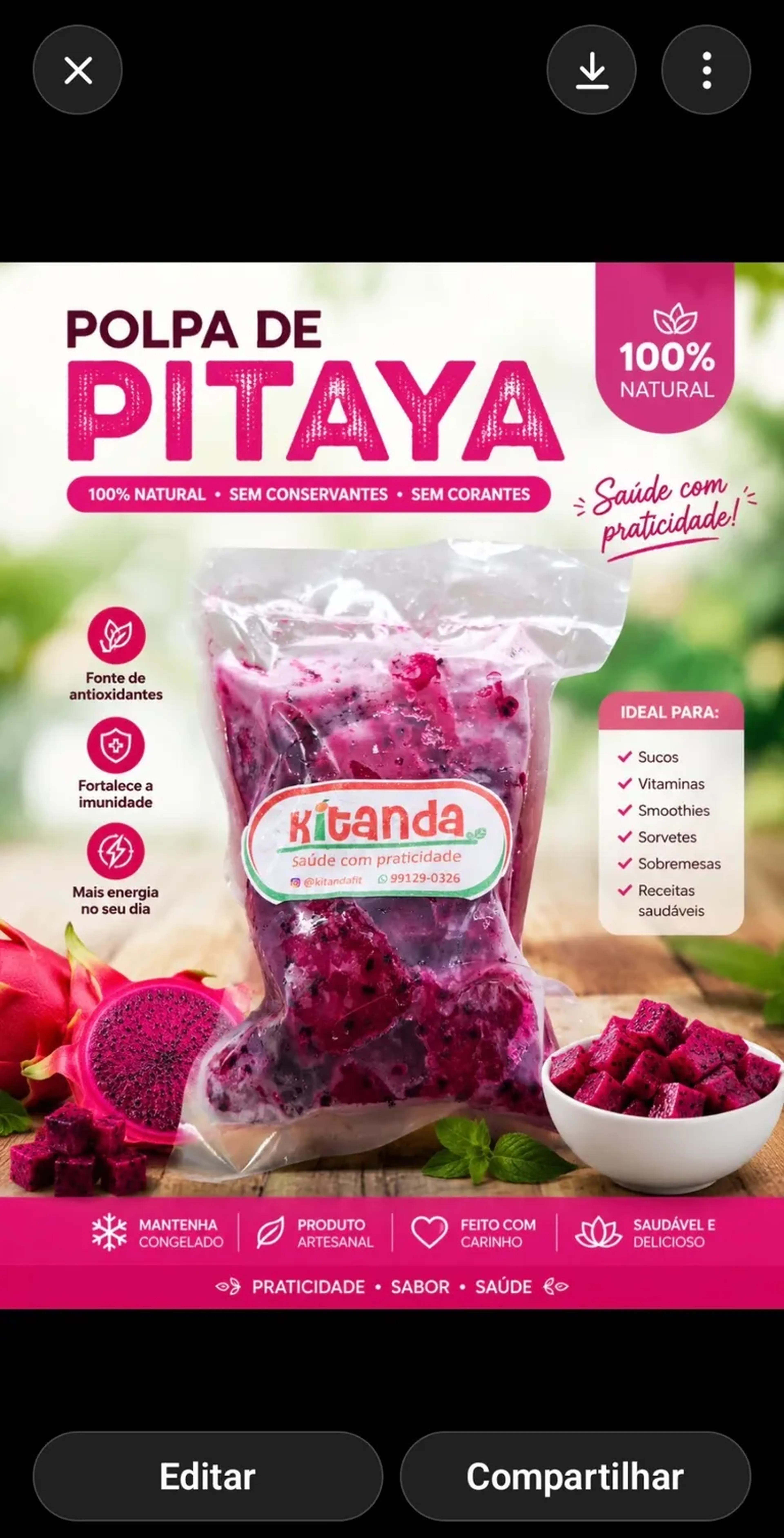 Polpa de Pitaya imagem