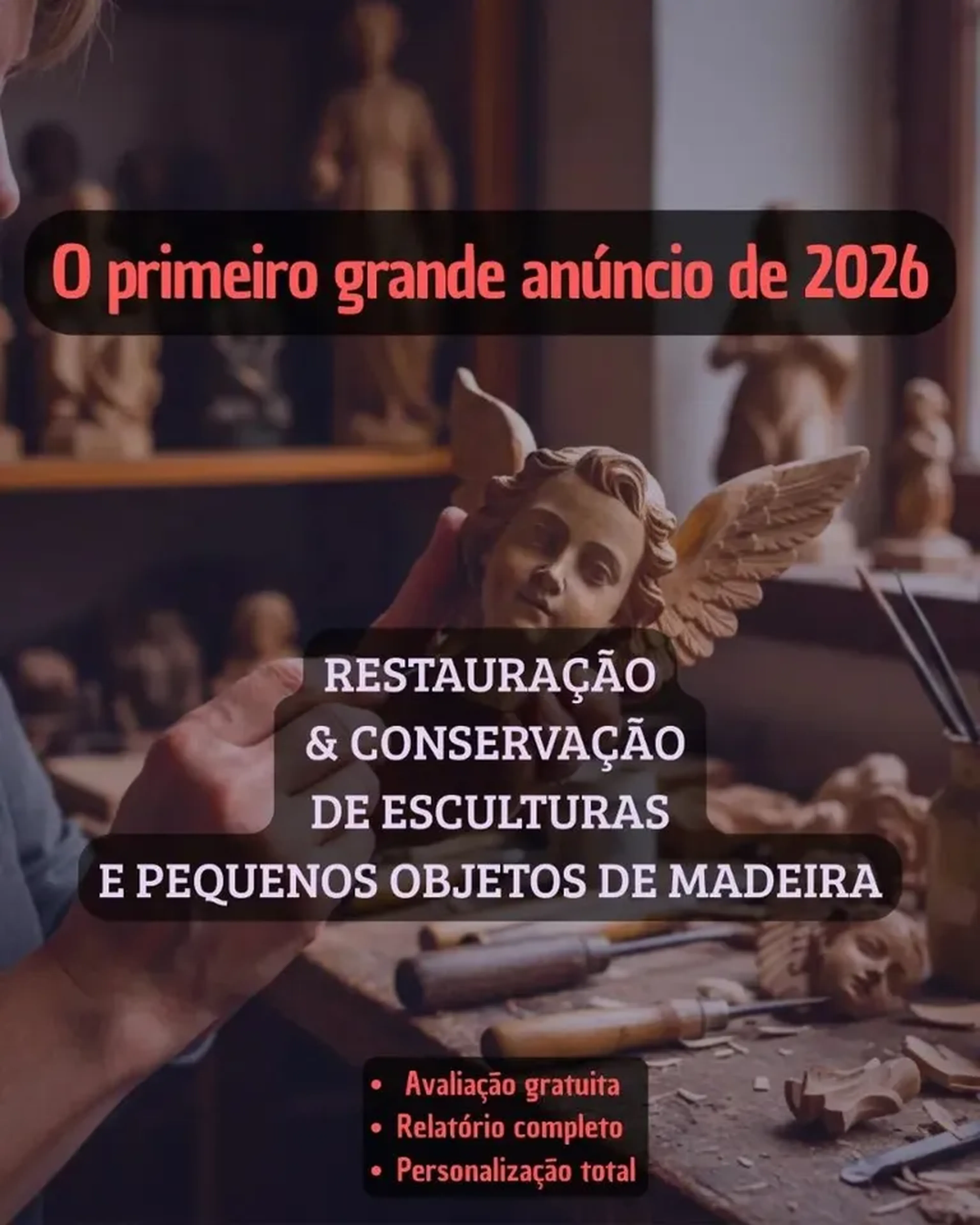 Restauração de peças e esculturas em madeira imagem