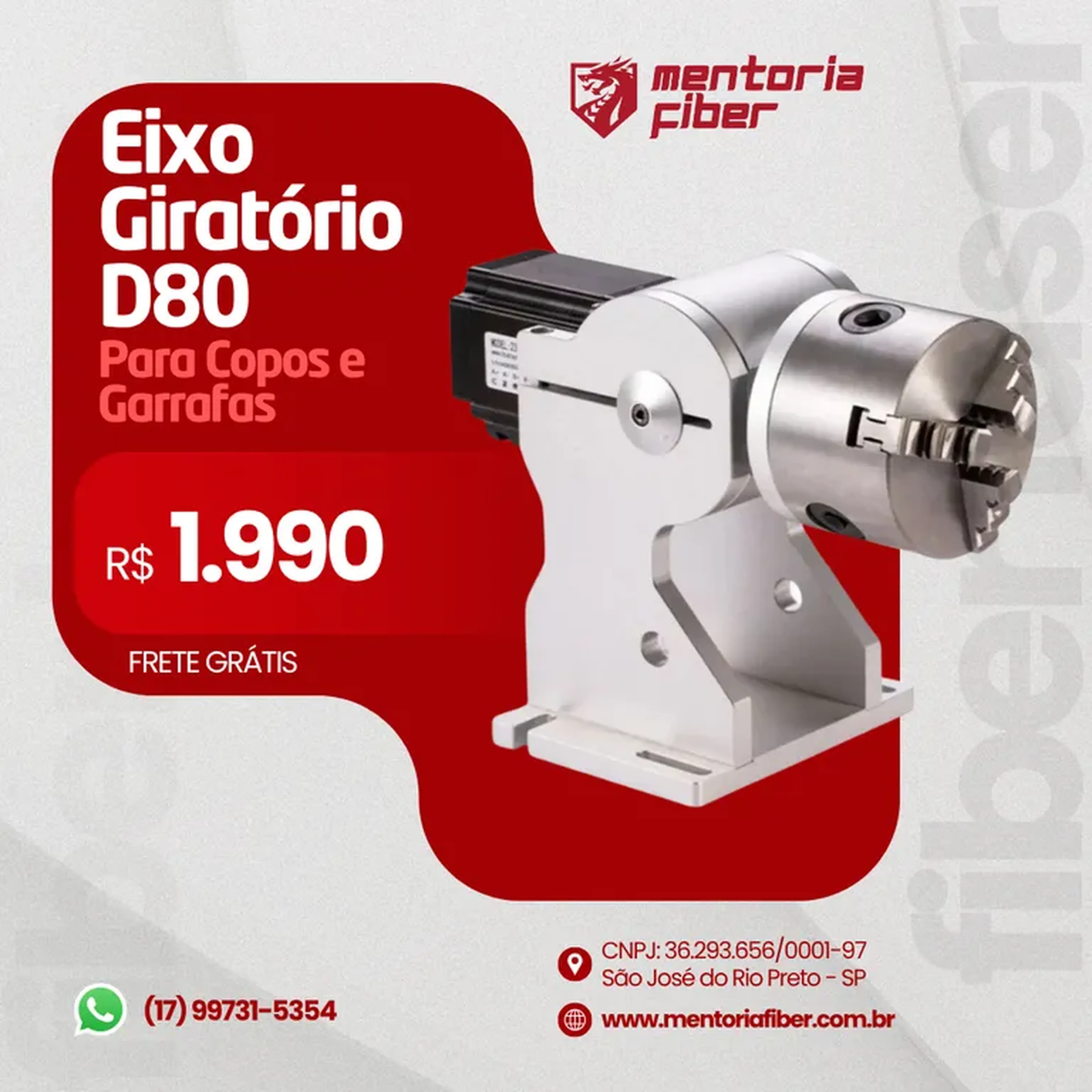 EIXO GIRATÓRIO D80 PARA COPOS E GARRAFAS imagem