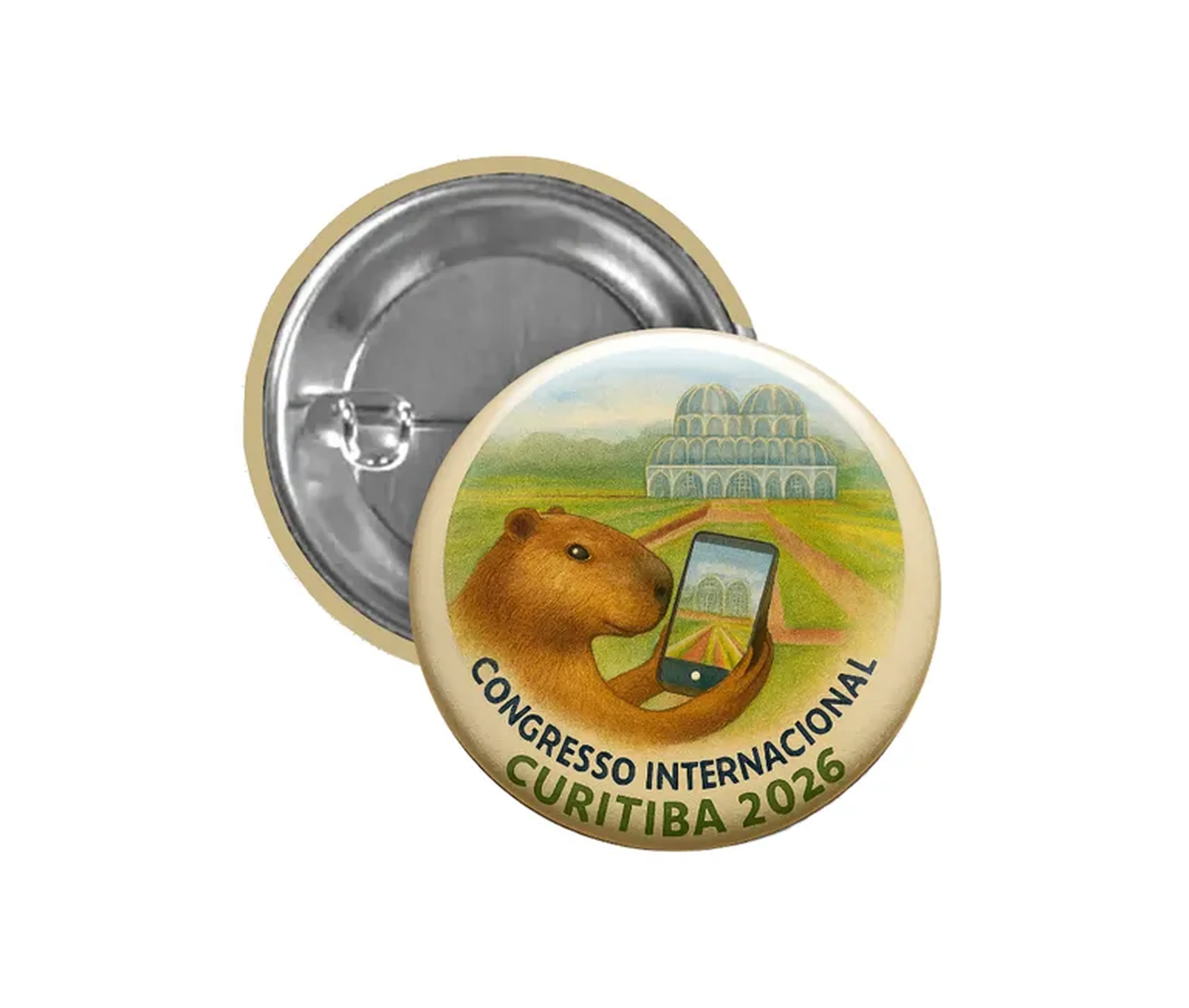 Botton Alfinete 38mm imagem