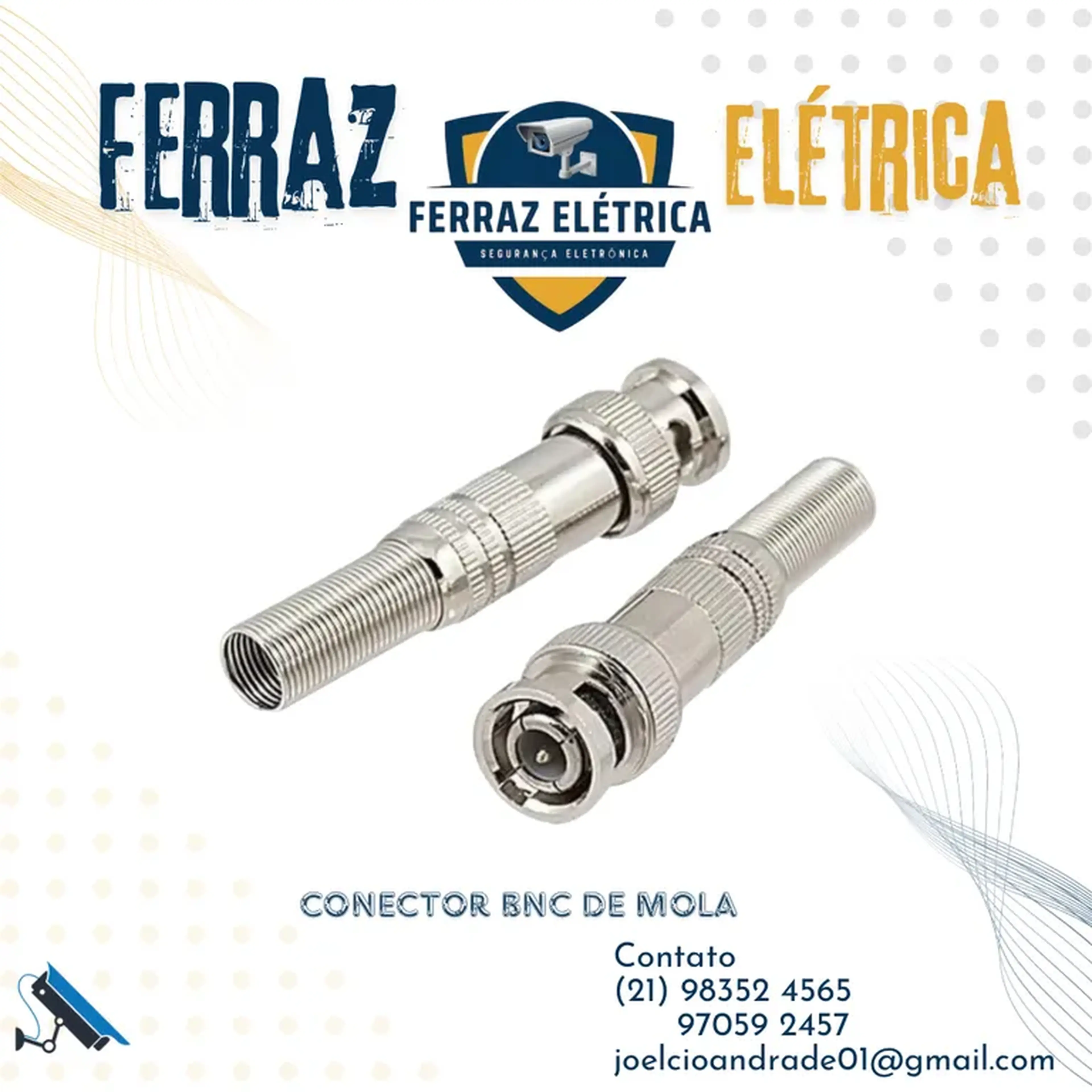Conector Bnc de mola imagem