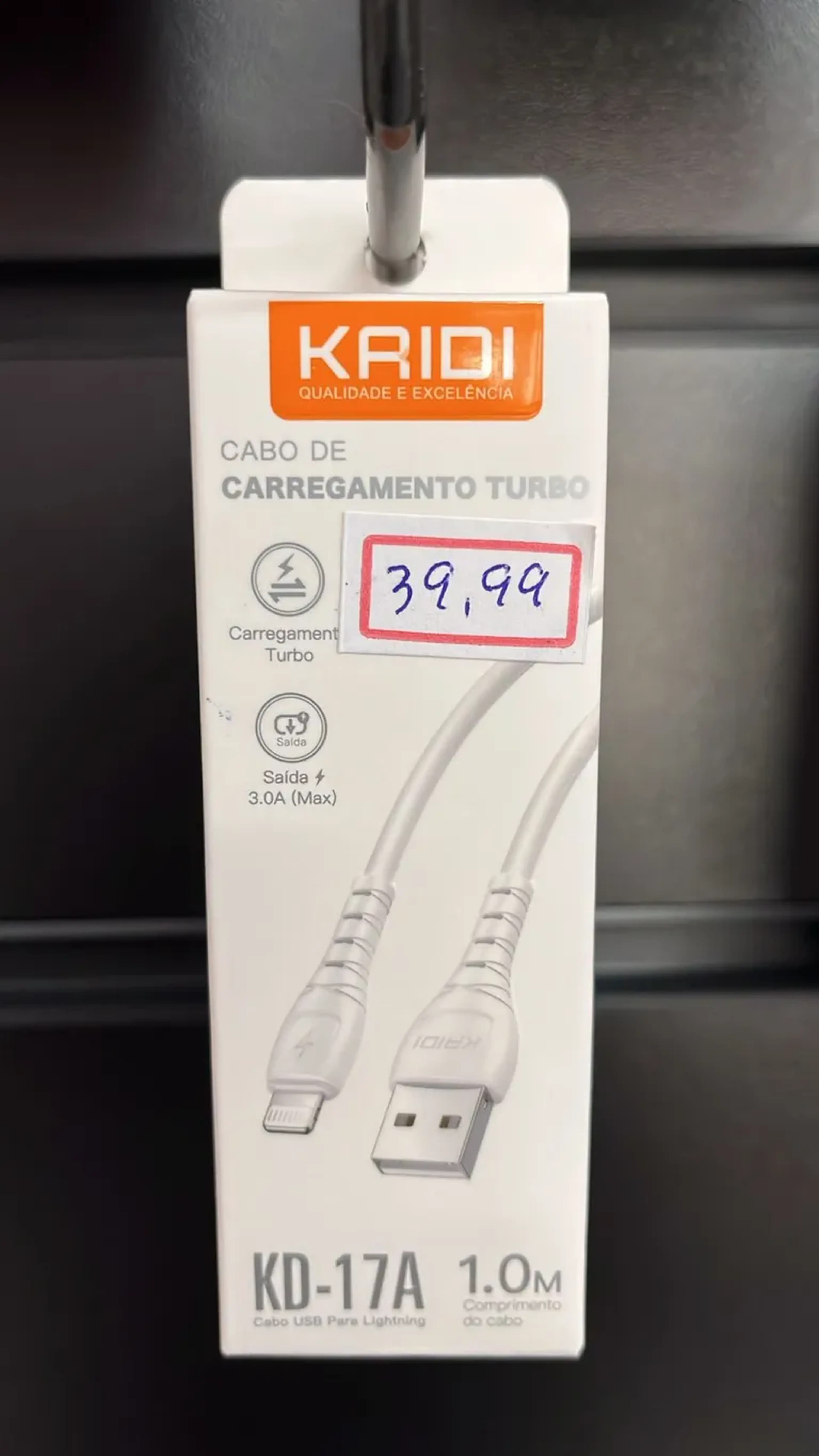 Cabo de Carga iphone KAID imagem