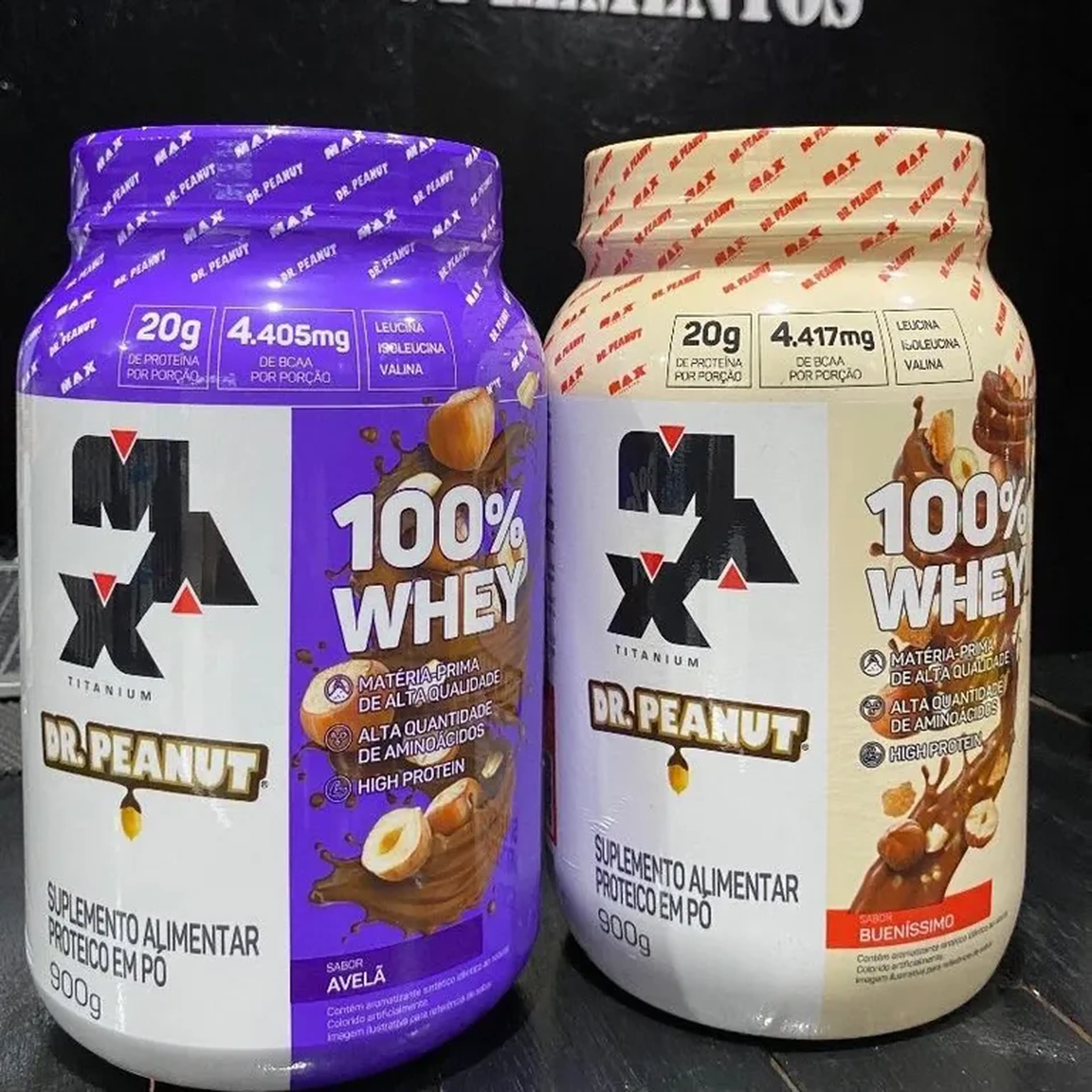 Whey Max titanium Dr. Peanut imagem