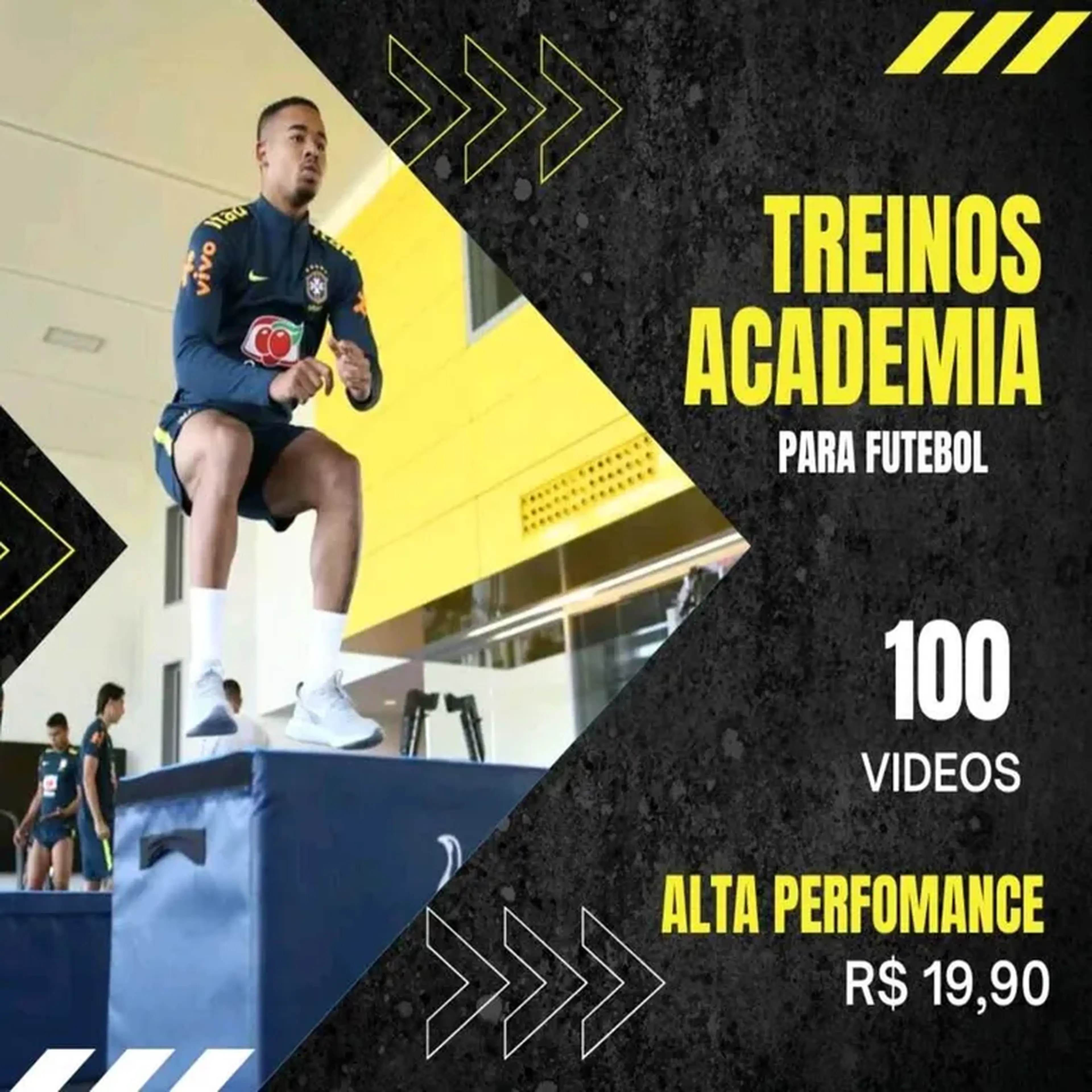 100 treinos ACADEMIA PARA ATLETAS imagem