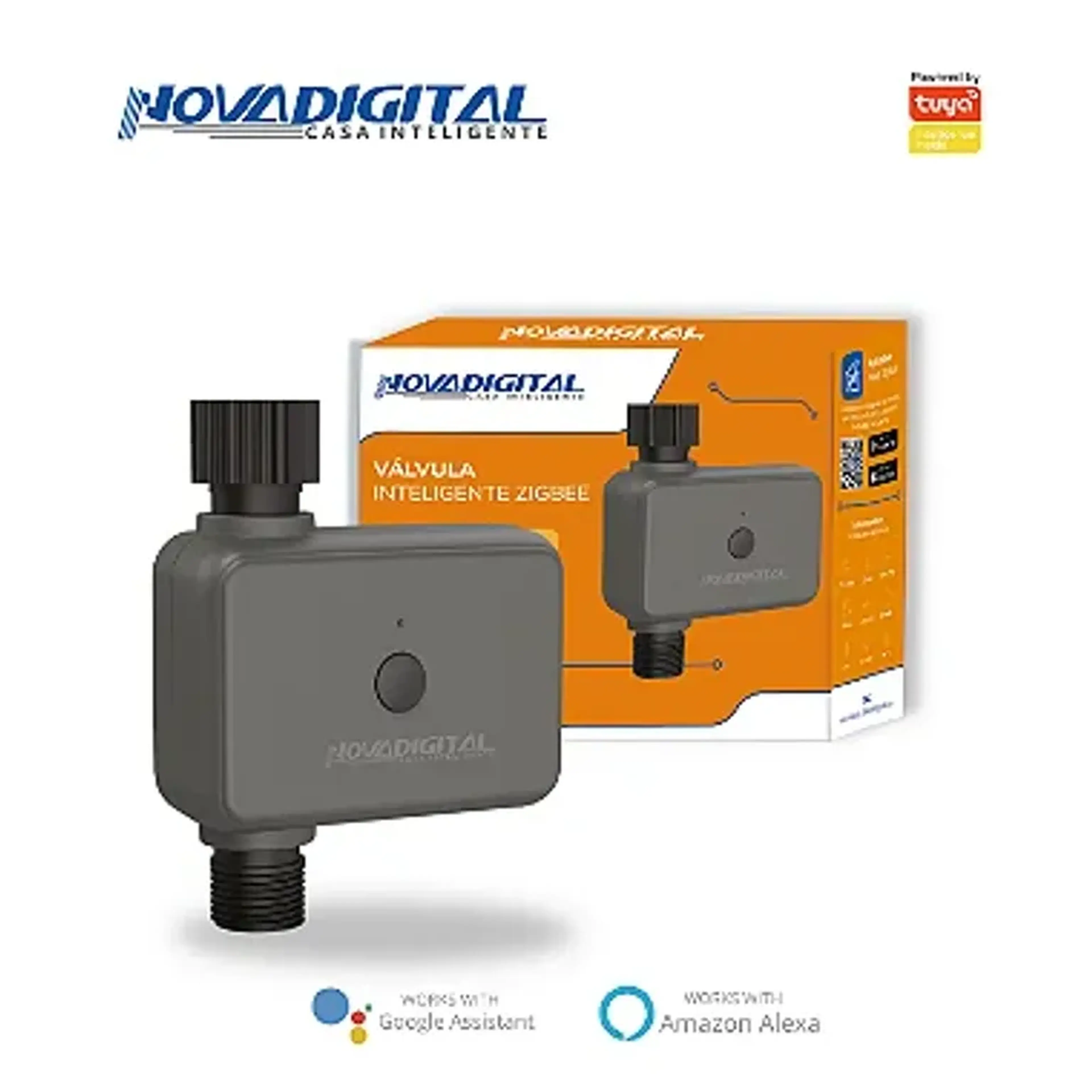 Válvula inteligente Zigbee imagem