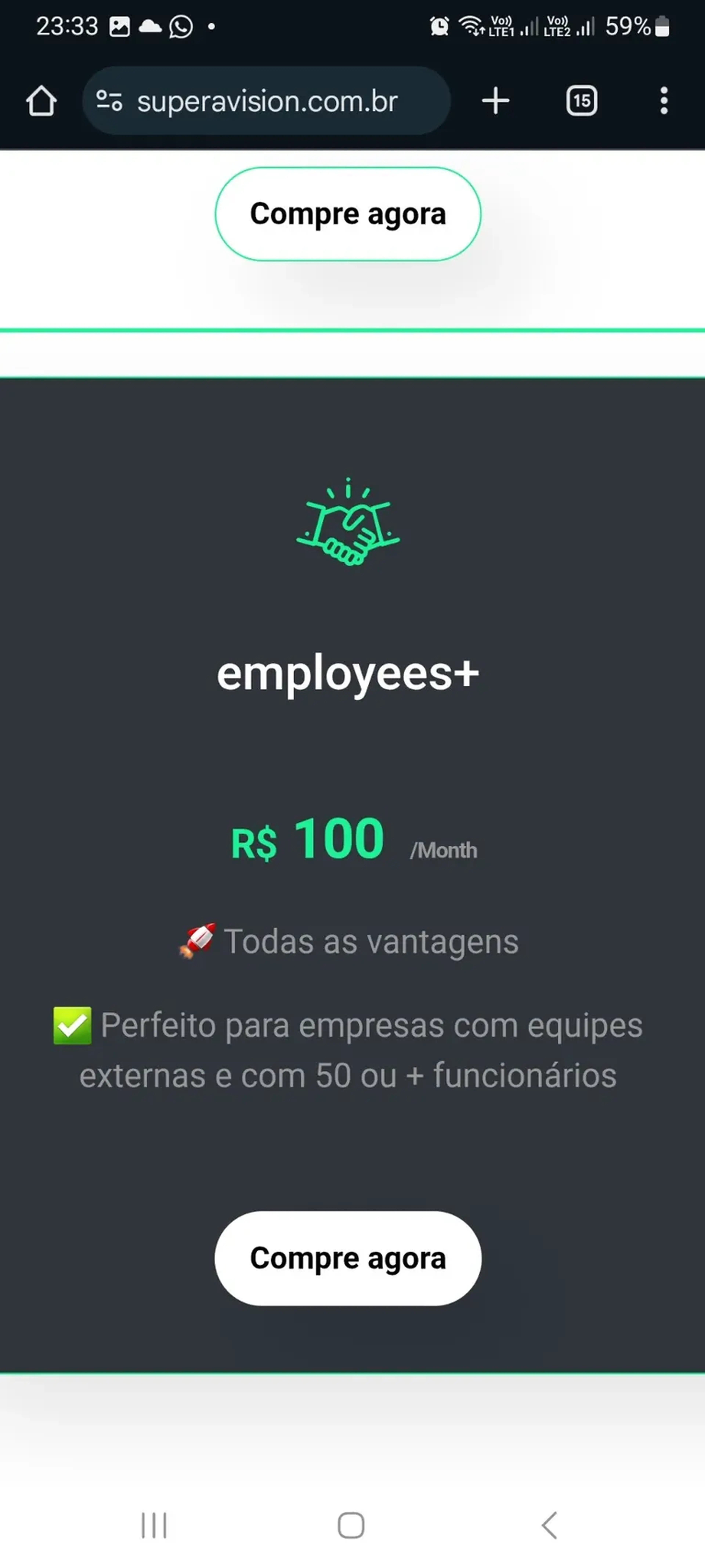 Spvison time employee+ imagem