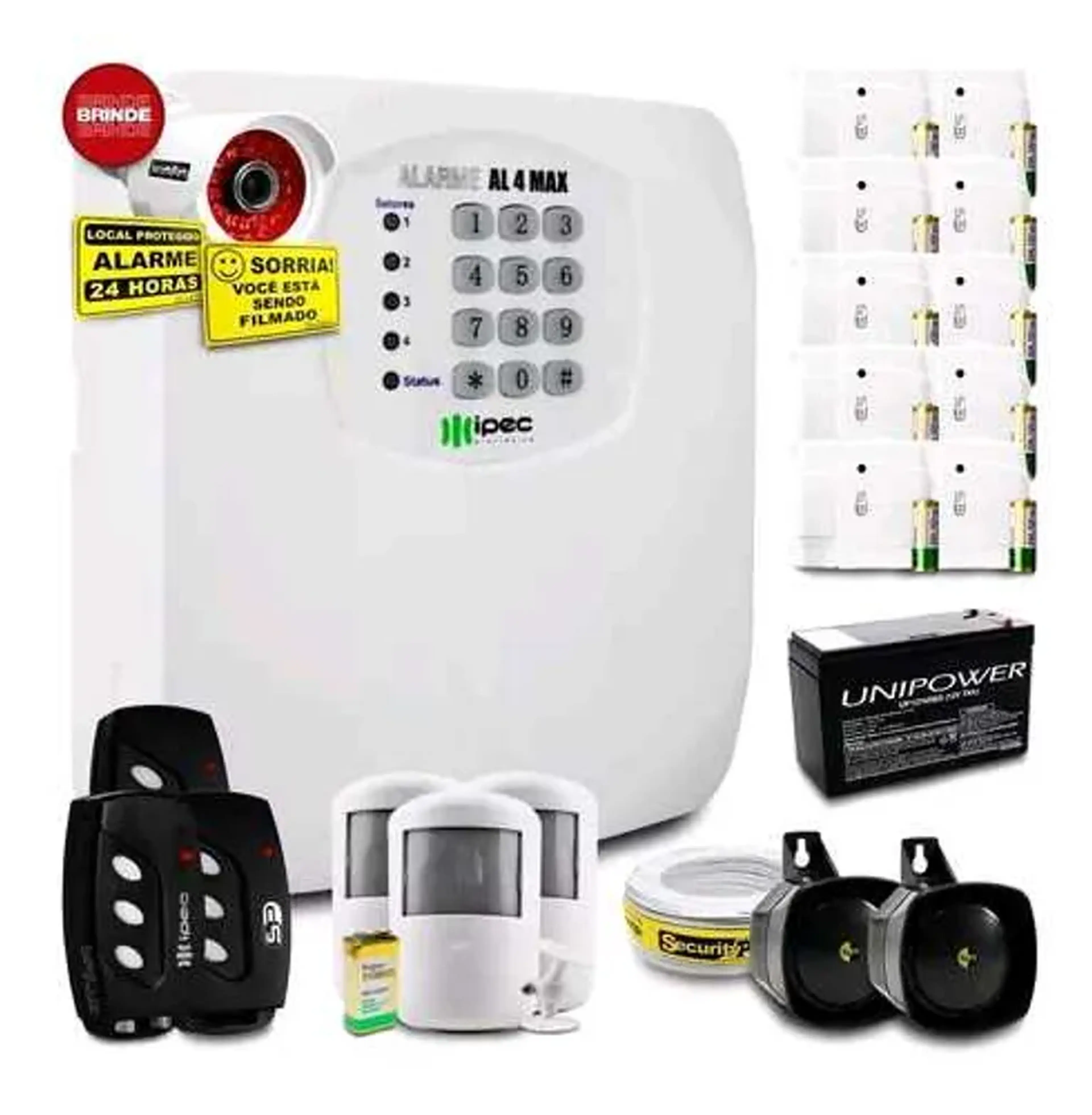 instalação de alarme residencial imagem