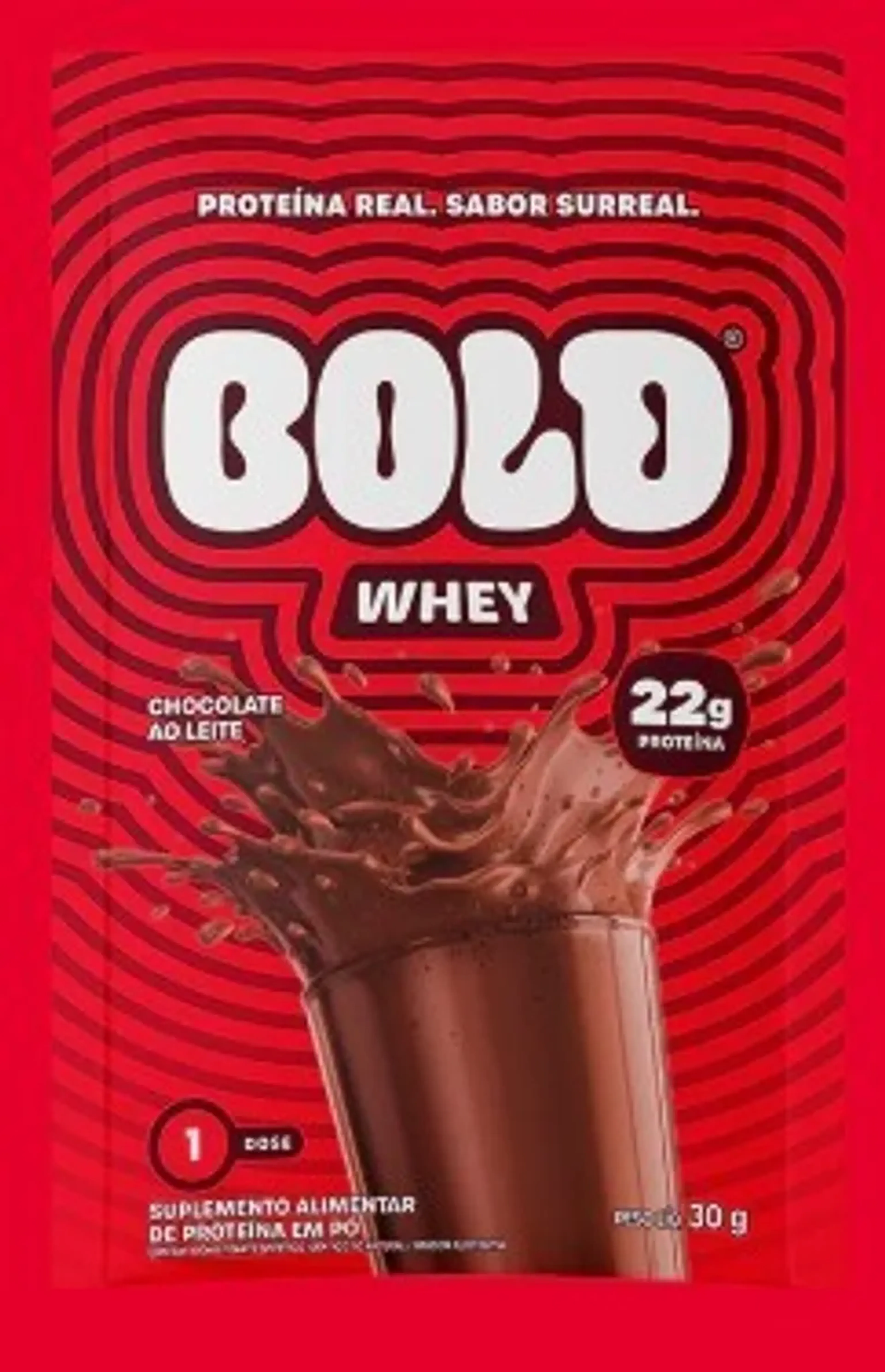 Sachê de Whey Bold - Chocolate ao Leite 30g imagem