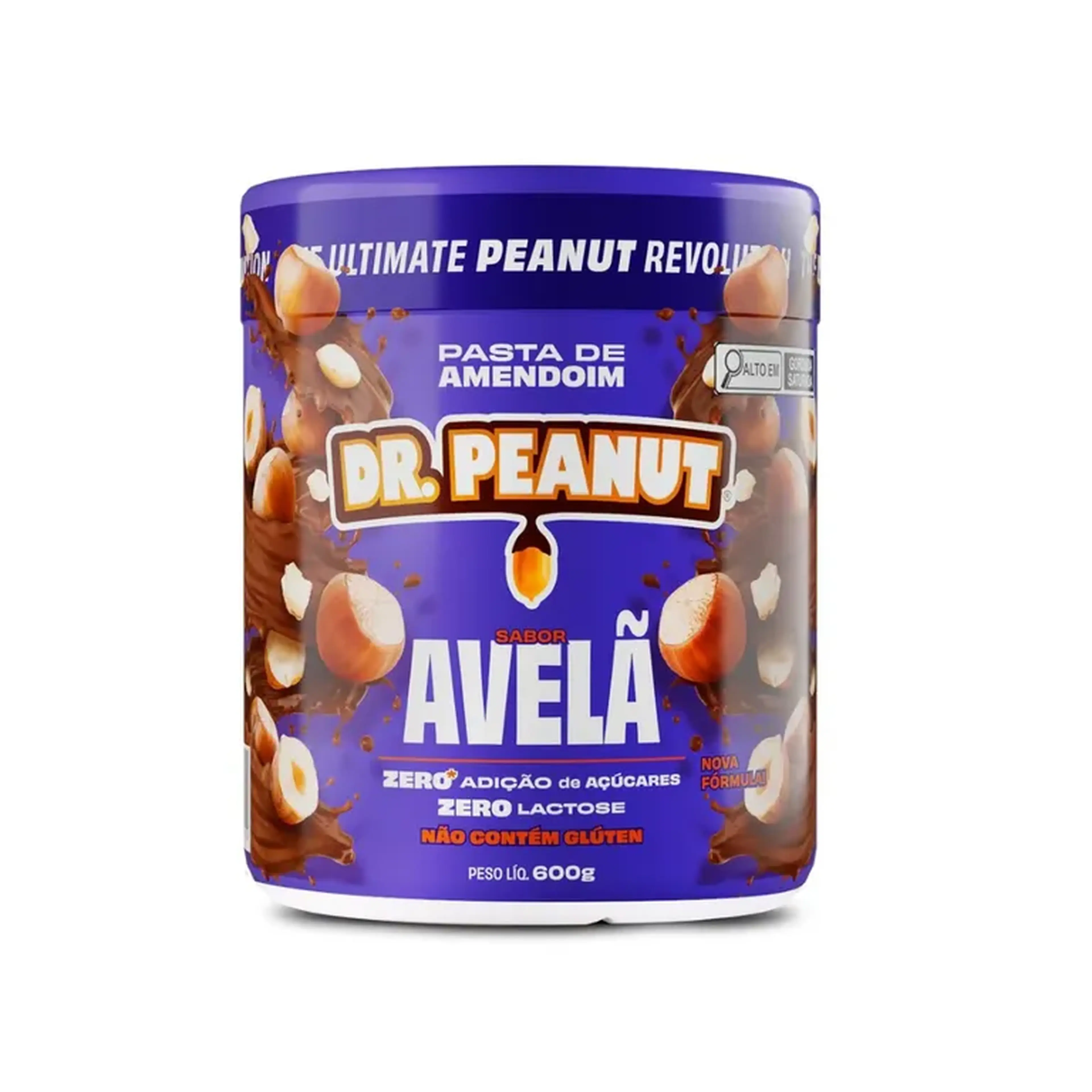 Pasta de Amendoim 600g AVELÃ - DR PEANUT imagem