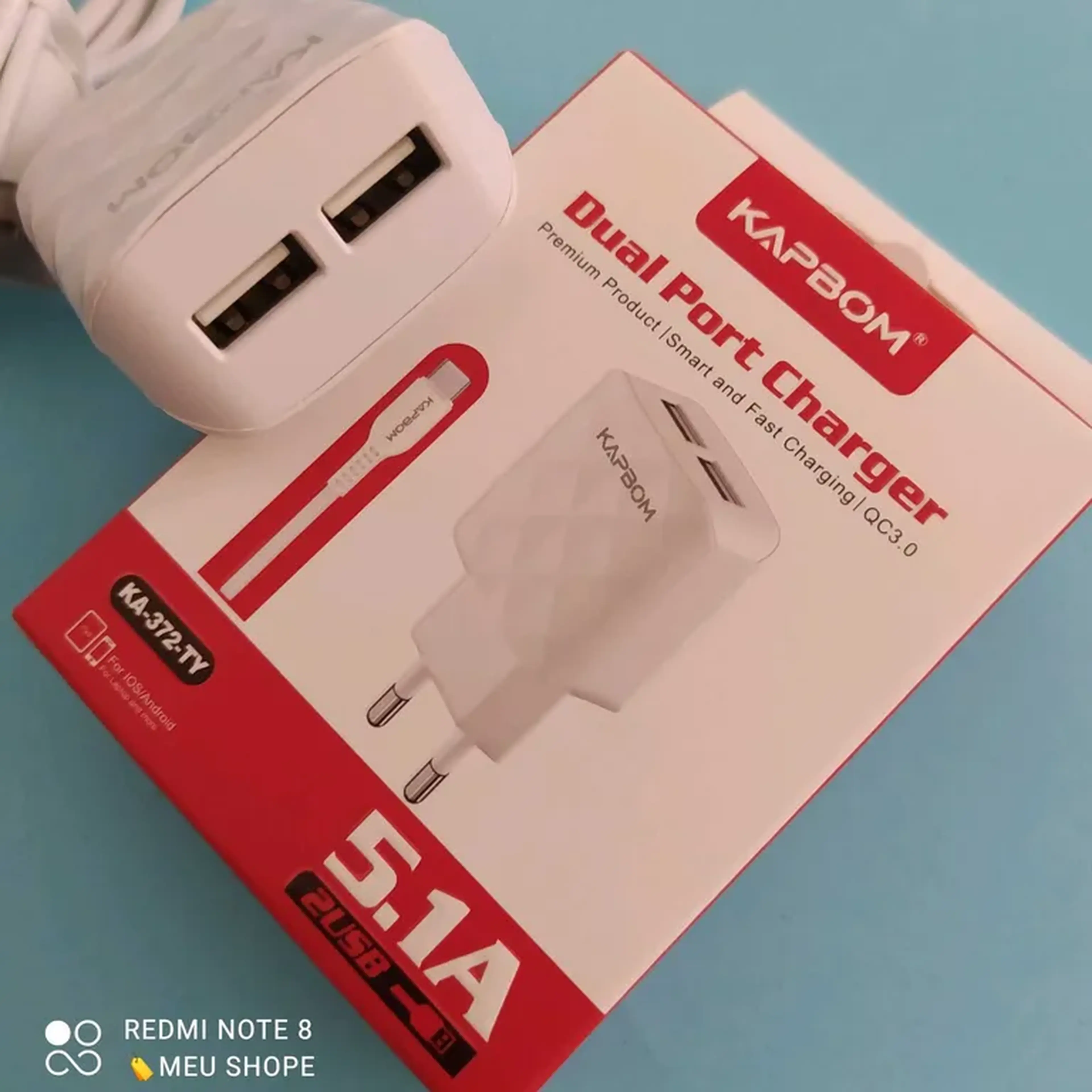 carregador 2 portas usb imagem