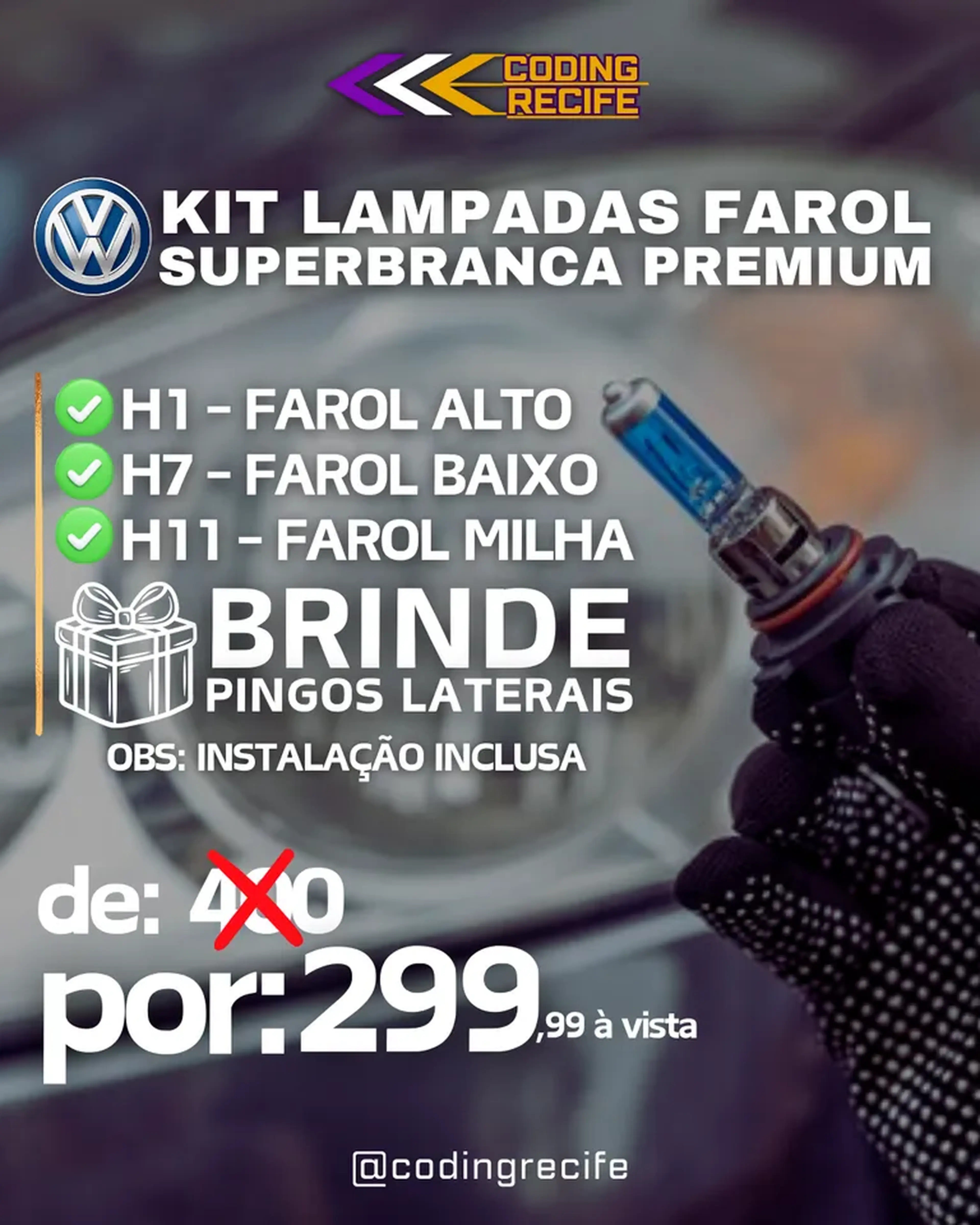 KIT FAROL SUPERBRANCA PREMIUM imagem